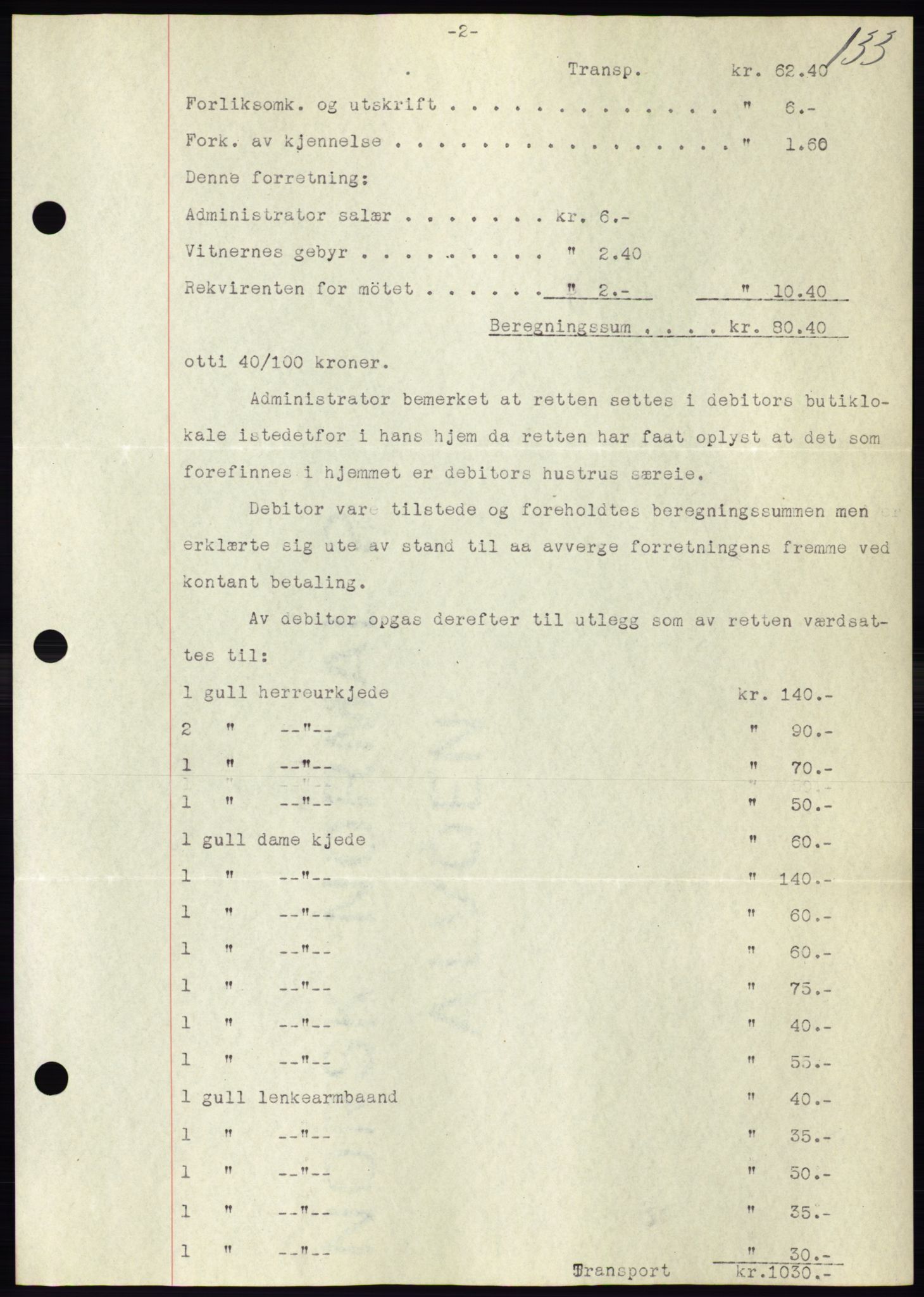 Molde byfogd, AV/SAT-A-0025/2/2C/L0011: Pantebok nr. 11, 1926-1932, Tingl.dato: 04.04.1927