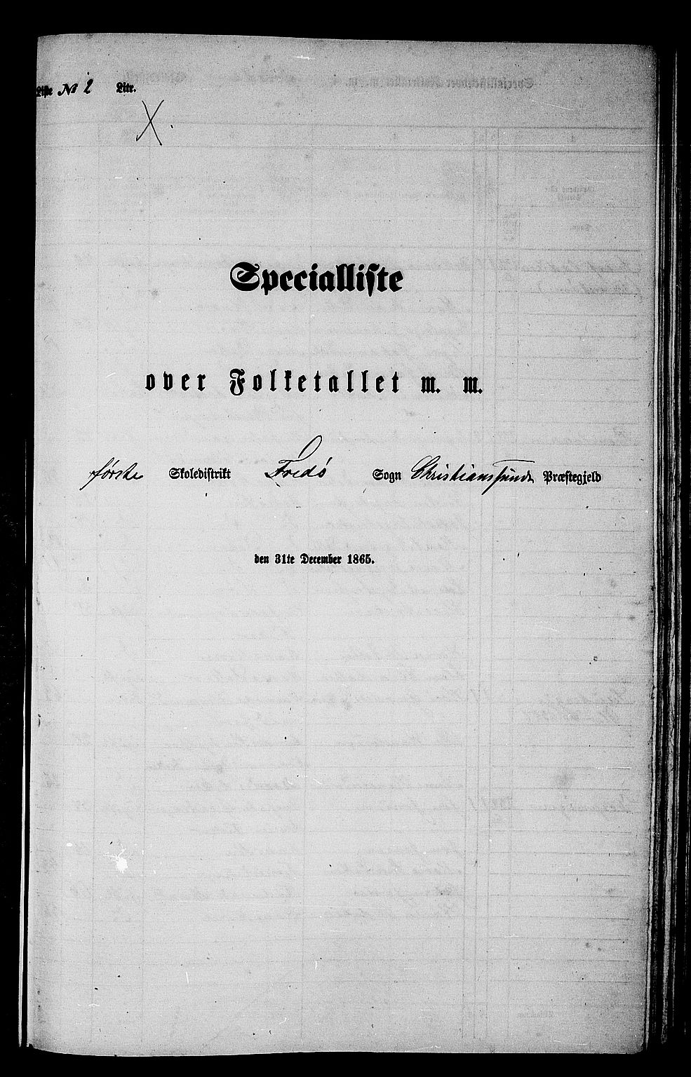 RA, Folketelling 1865 for 1556L Kristiansund prestegjeld, Frei sokn og Grip sokn, 1865, s. 17