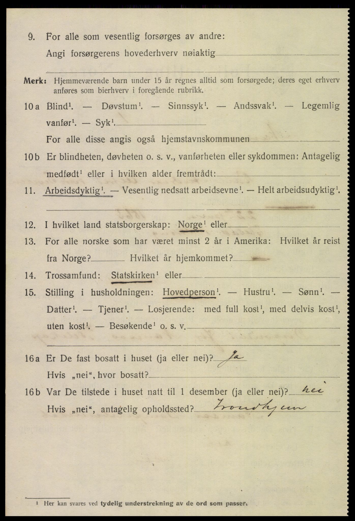 SAT, Folketelling 1920 for 1703 Namsos ladested, 1920, s. 2032