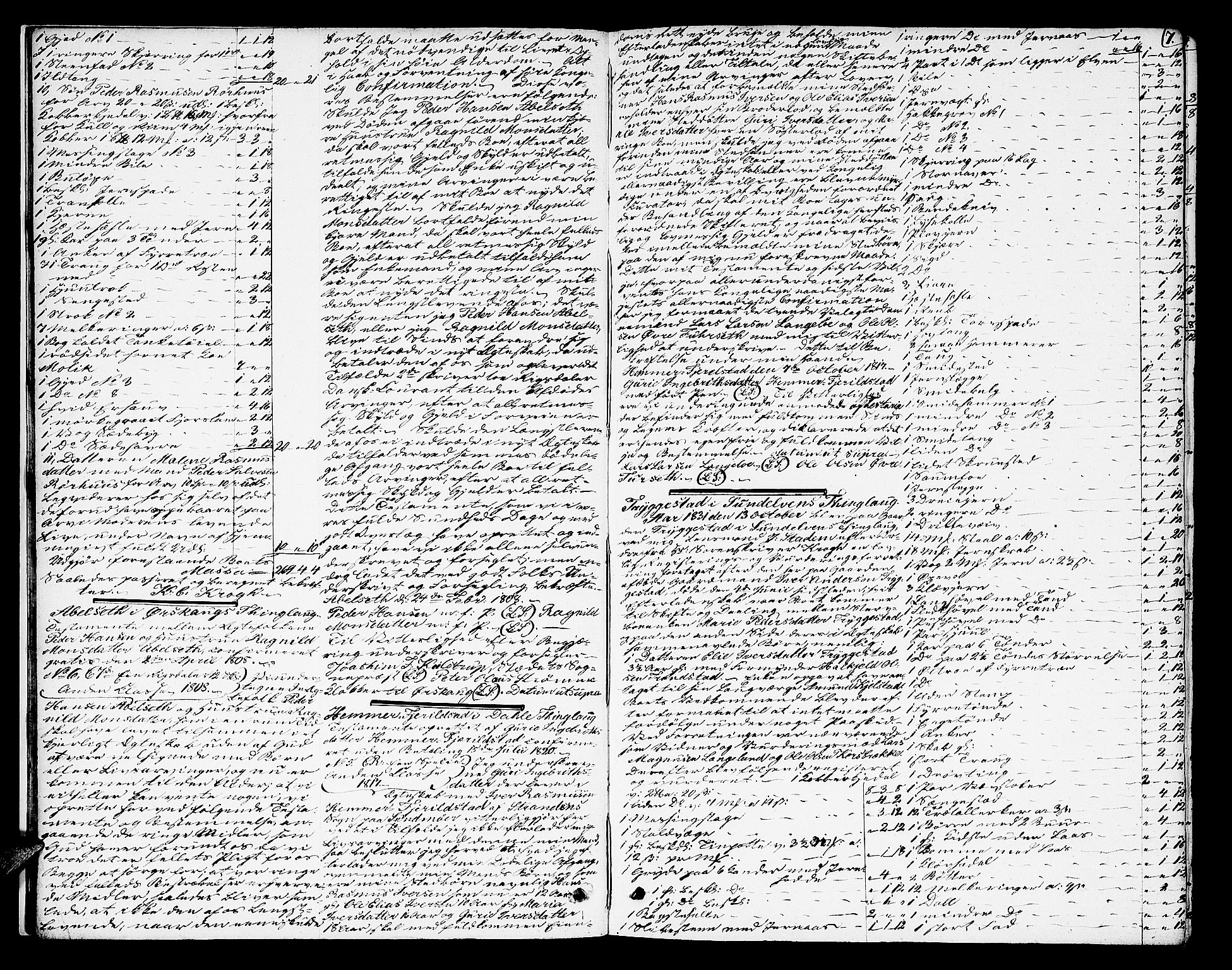 Nordre Sunnmøre sorenskriveri, AV/SAT-A-0006/1/3/3A/L0016: Skifteprotokoll 10A, 1831-1834, s. 6b-7a