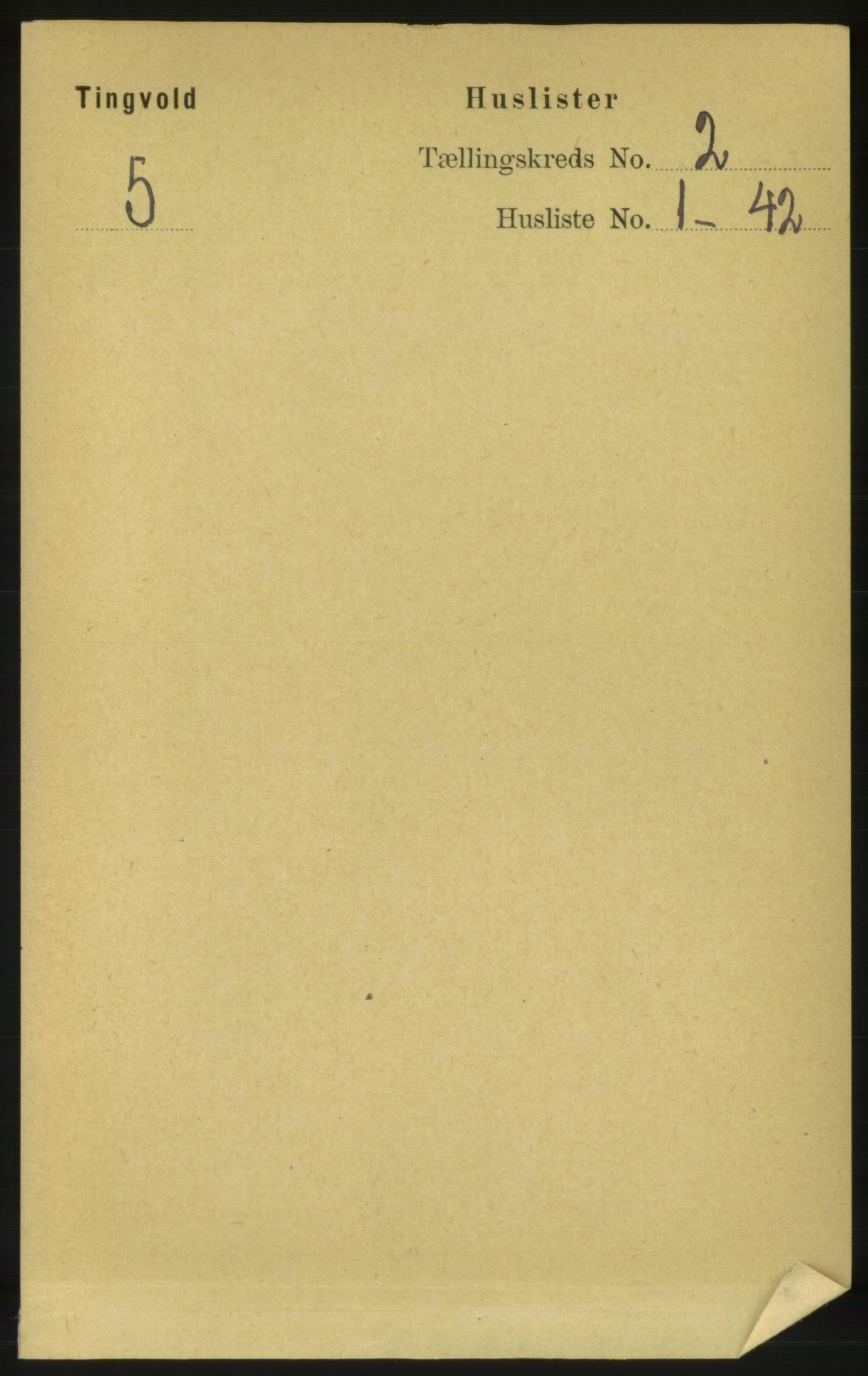 RA, Folketelling 1891 for 1560 Tingvoll herred, 1891, s. 521