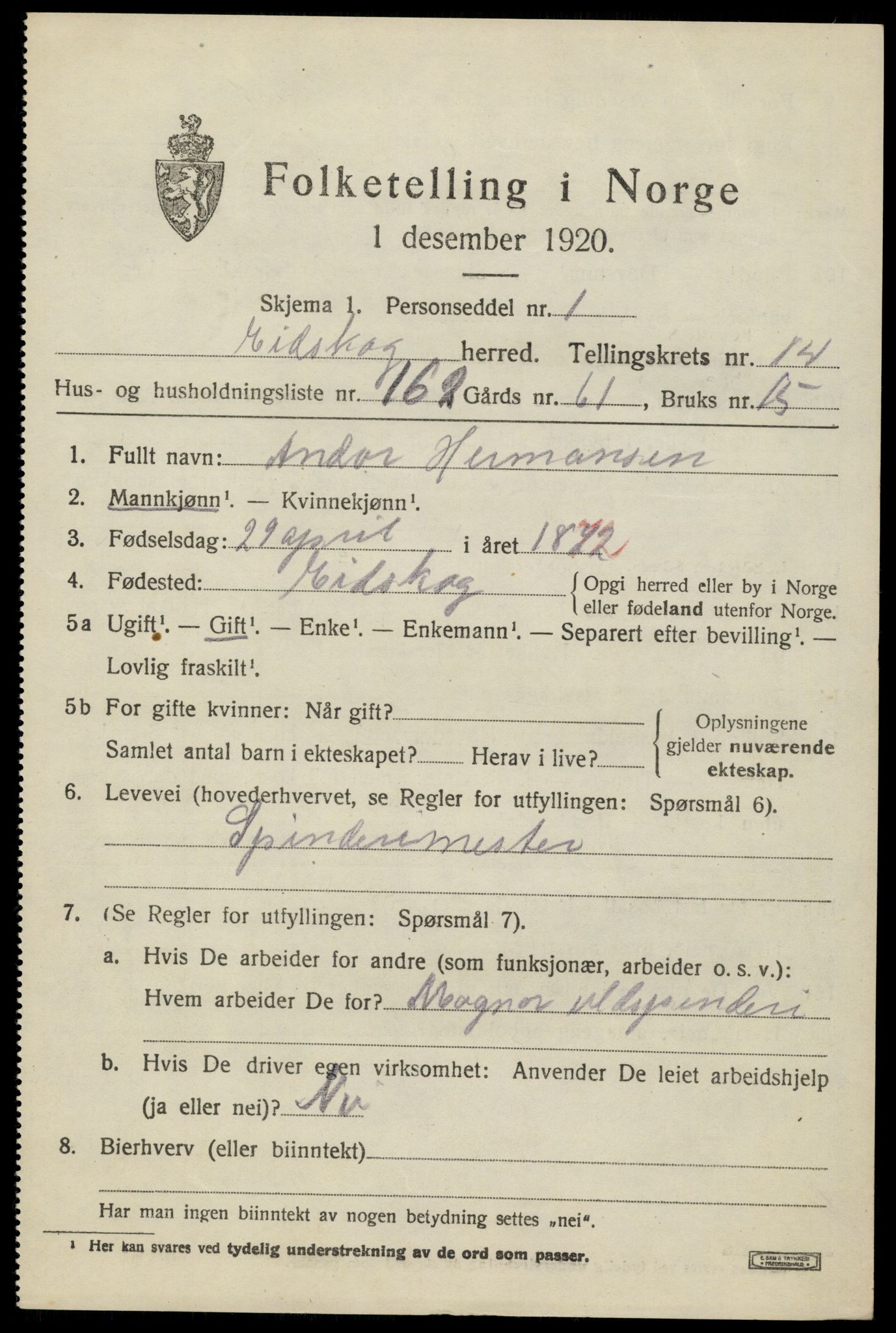 SAH, Folketelling 1920 for 0420 Eidskog herred, 1920, s. 15027