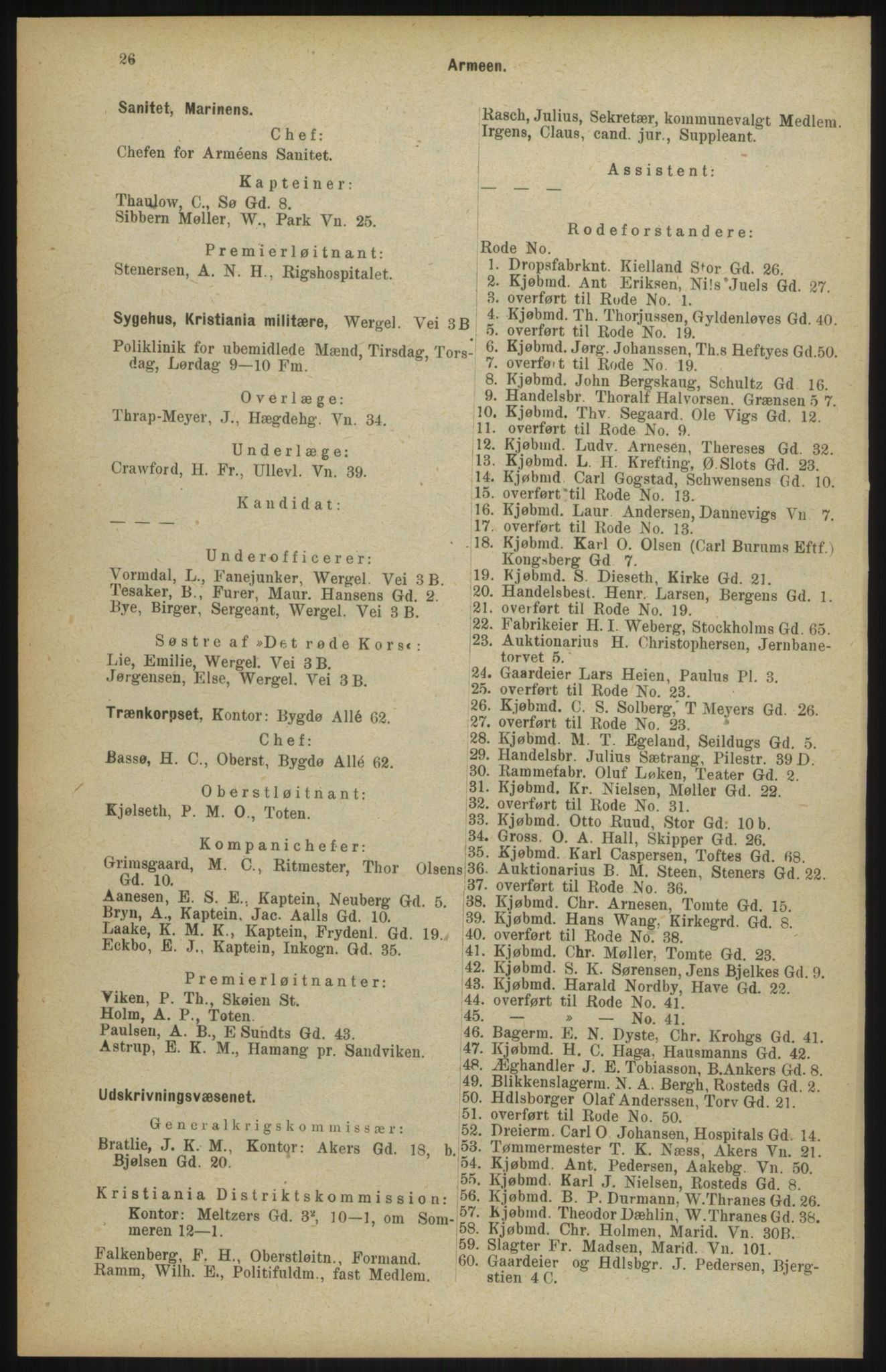 Kristiania/Oslo adressebok, PUBL/-, 1904, s. 26