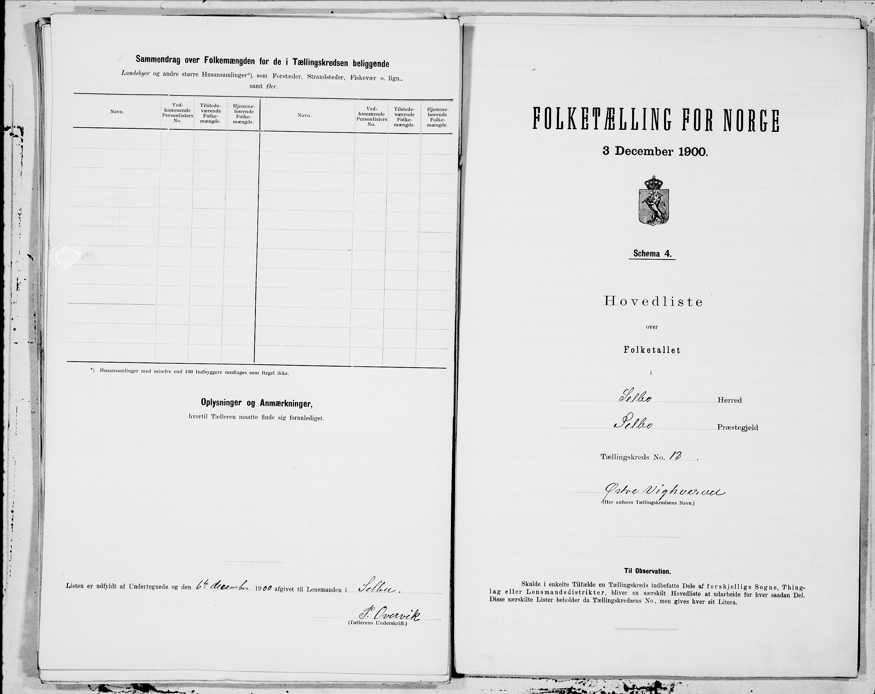 SAT, Folketelling 1900 for 1664 Selbu herred, 1900, s. 26