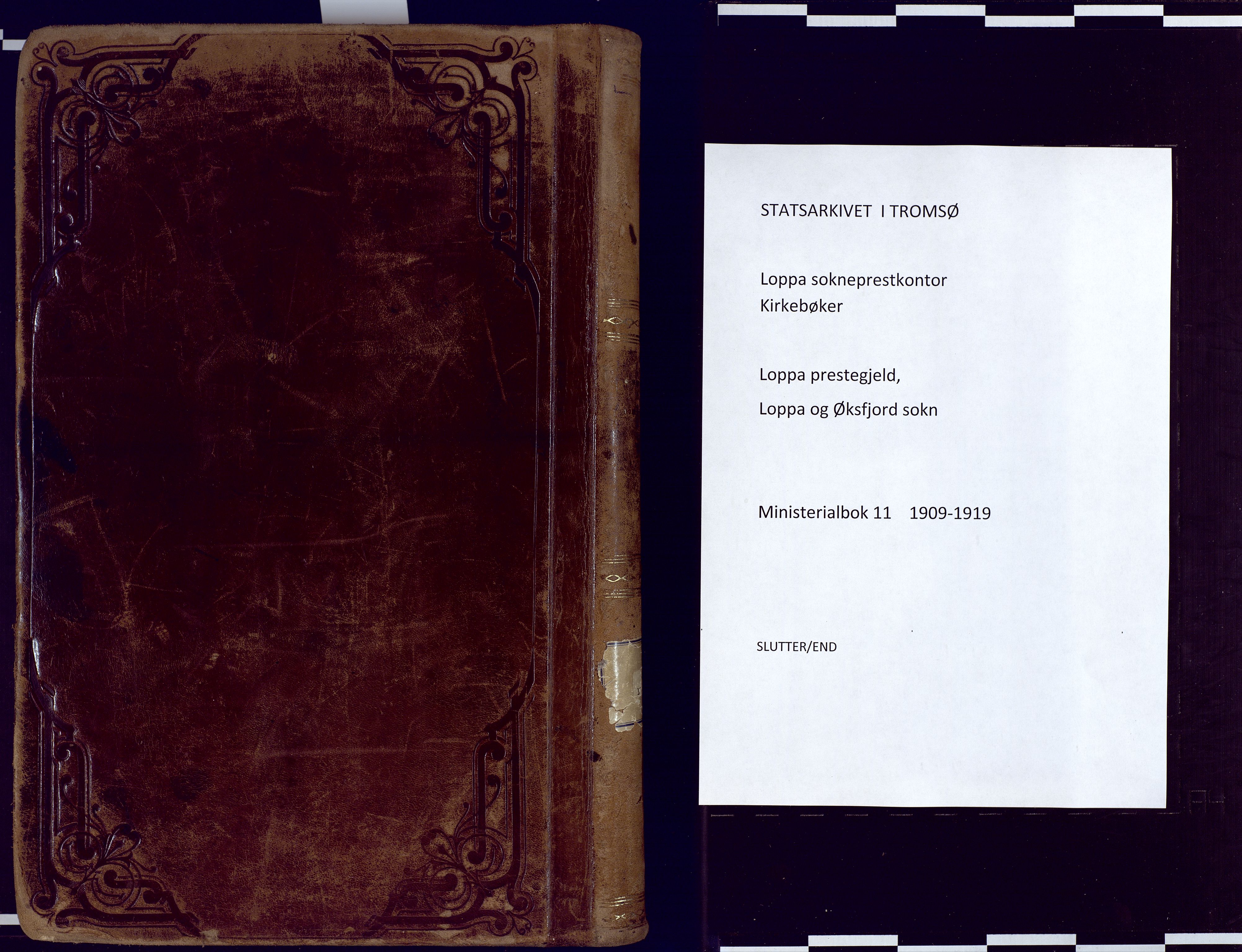 Loppa sokneprestkontor, SATØ/S-1339/H/Ha/L0011kirke: Ministerialbok nr. 11, 1909-1919