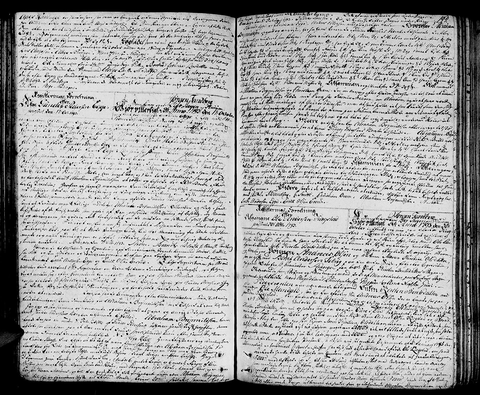 Lier, Røyken og Hurum sorenskriveri, SAKO/A-89/H/Hc/L0007a: Skifteprotokoll, 1789-1799, s. 192b-193a