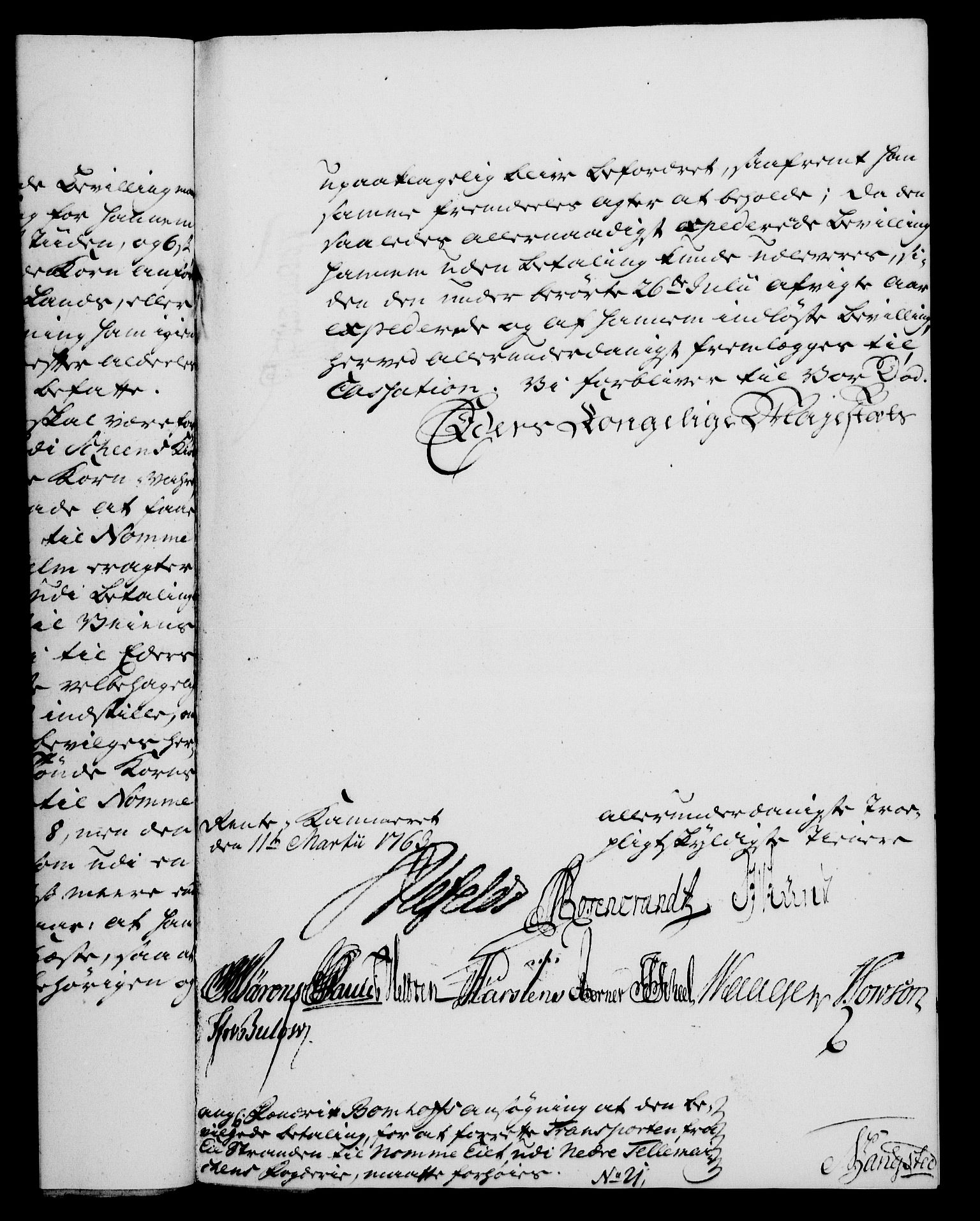 Rentekammeret, Kammerkanselliet, RA/EA-3111/G/Gf/Gfa/L0045: Norsk relasjons- og resolusjonsprotokoll (merket RK 52.45), 1763, s. 130
