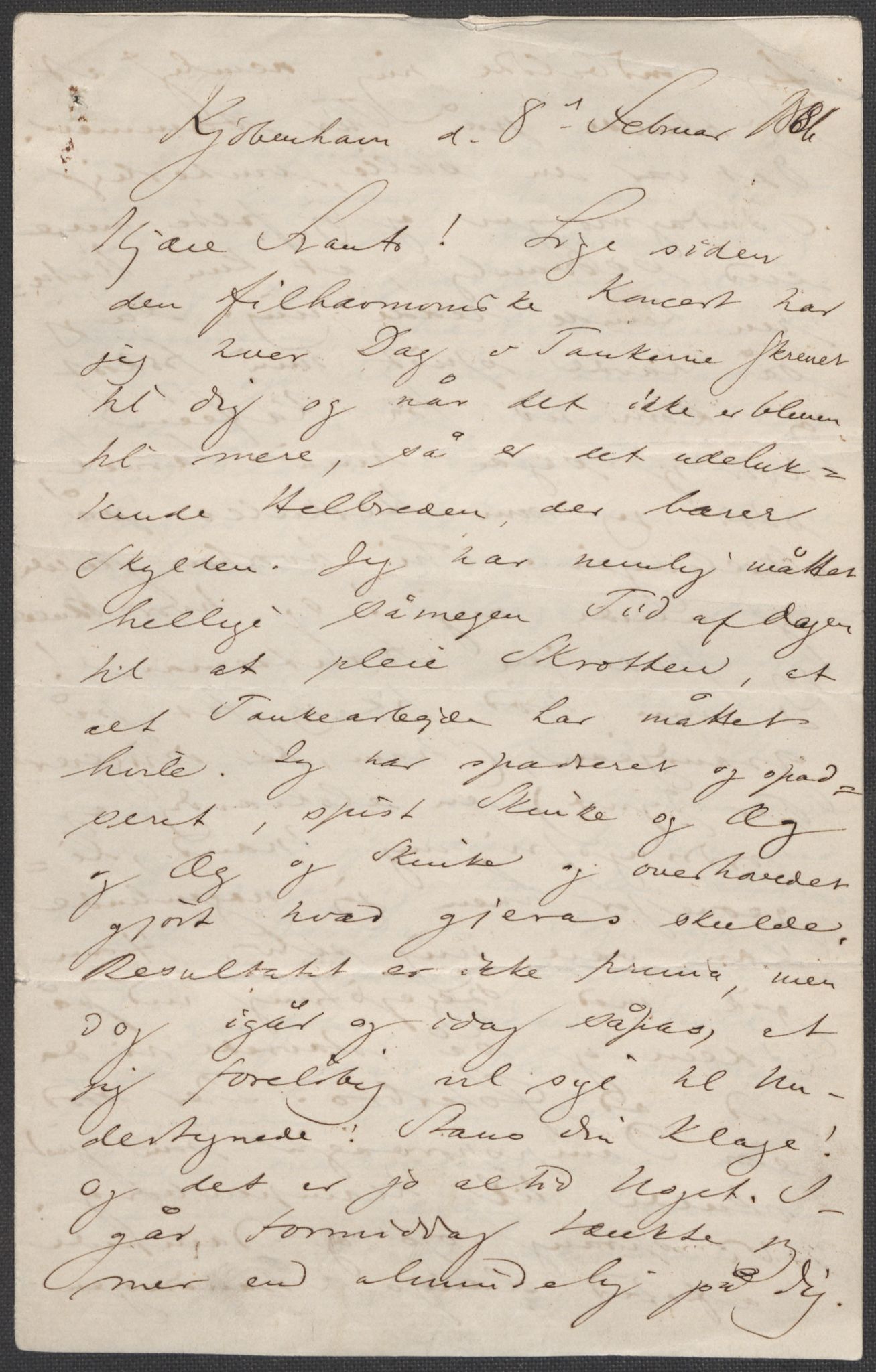 Beyer, Frants, RA/PA-0132/F/L0001: Brev fra Edvard Grieg til Frantz Beyer og "En del optegnelser som kan tjene til kommentar til brevene" av Marie Beyer, 1872-1907, s. 169