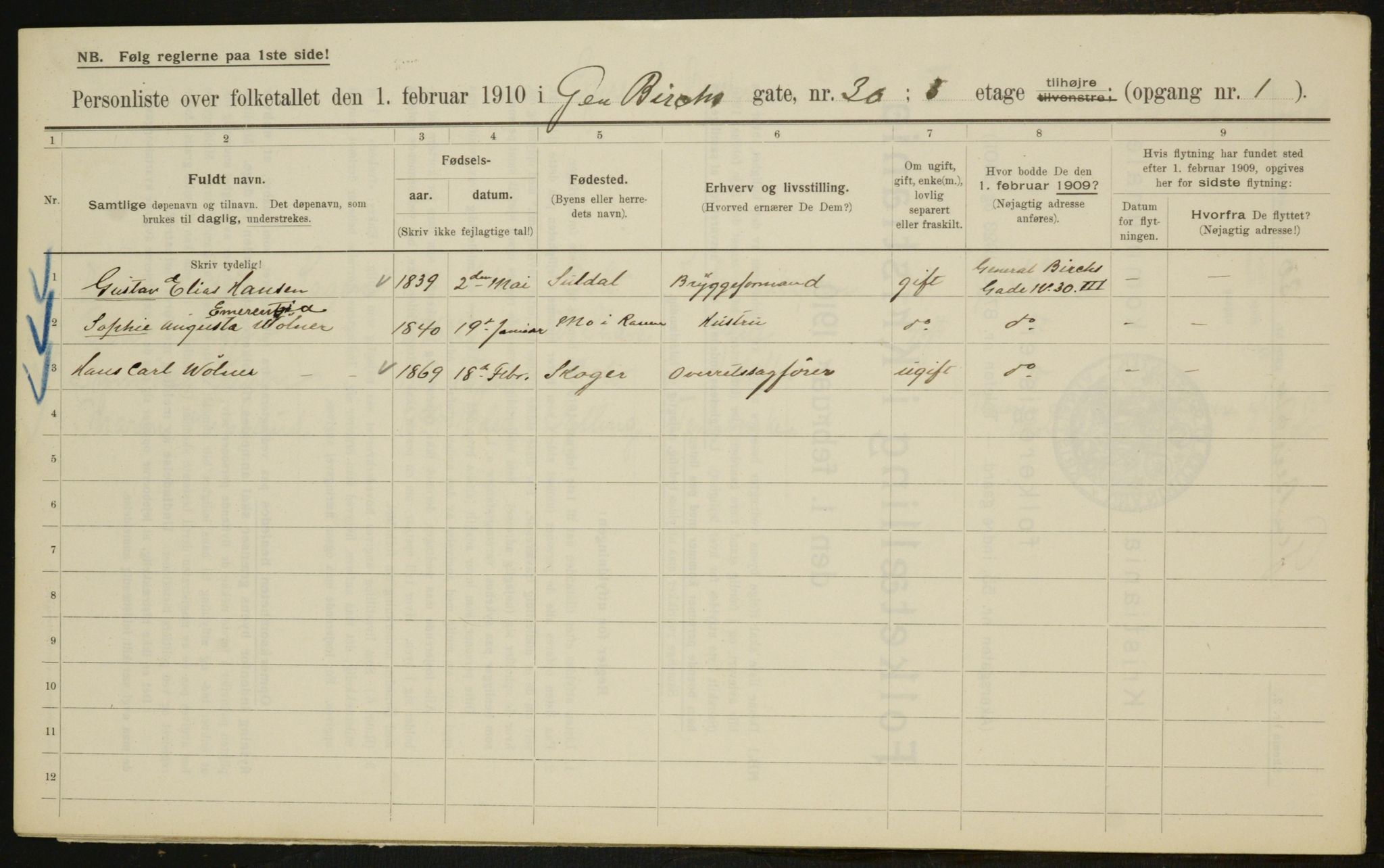 OBA, Kommunal folketelling 1.2.1910 for Kristiania, 1910, s. 27662