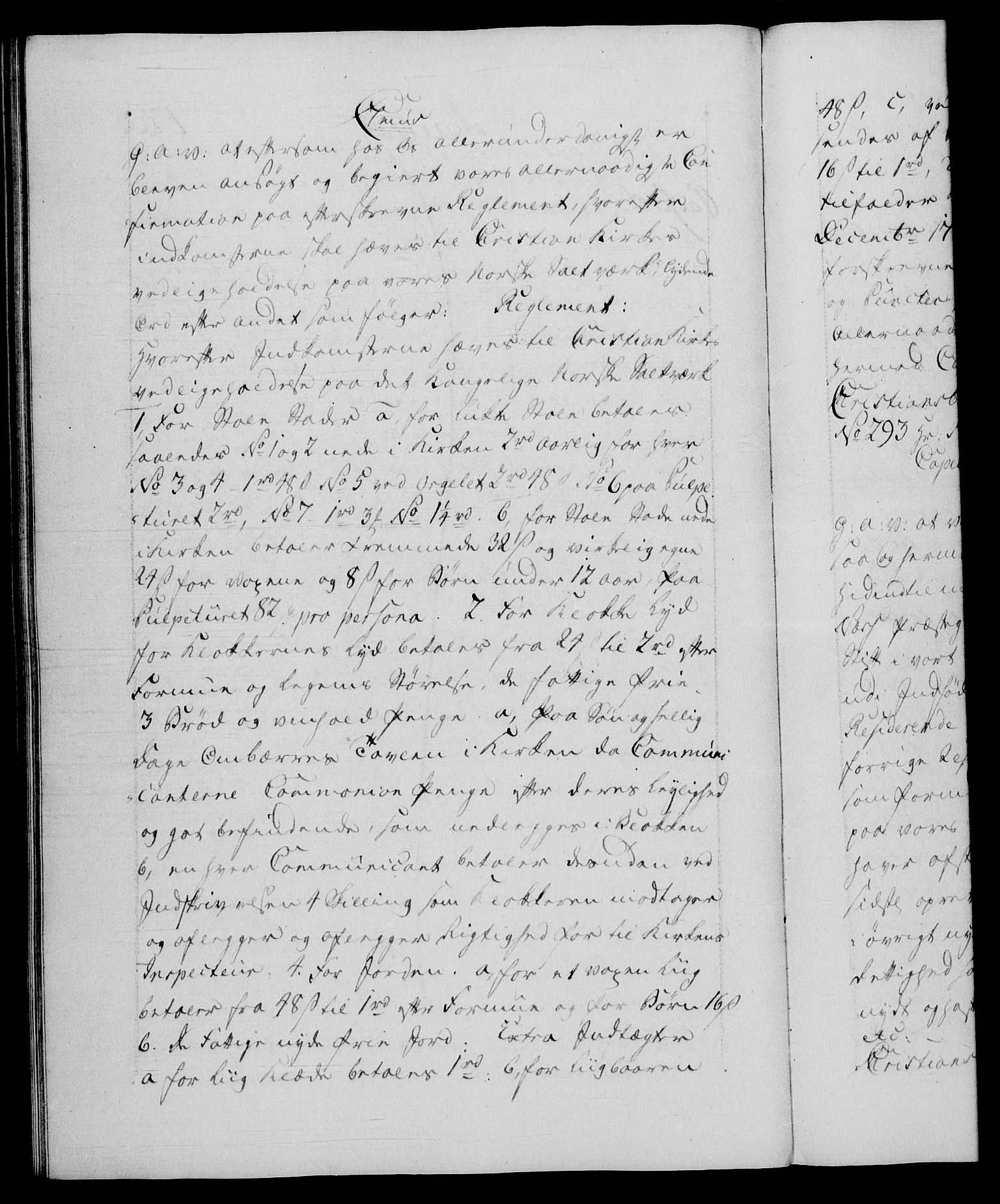 Danske Kanselli 1572-1799, RA/EA-3023/F/Fc/Fca/Fcaa/L0050: Norske registre, 1784-1785, s. 176b