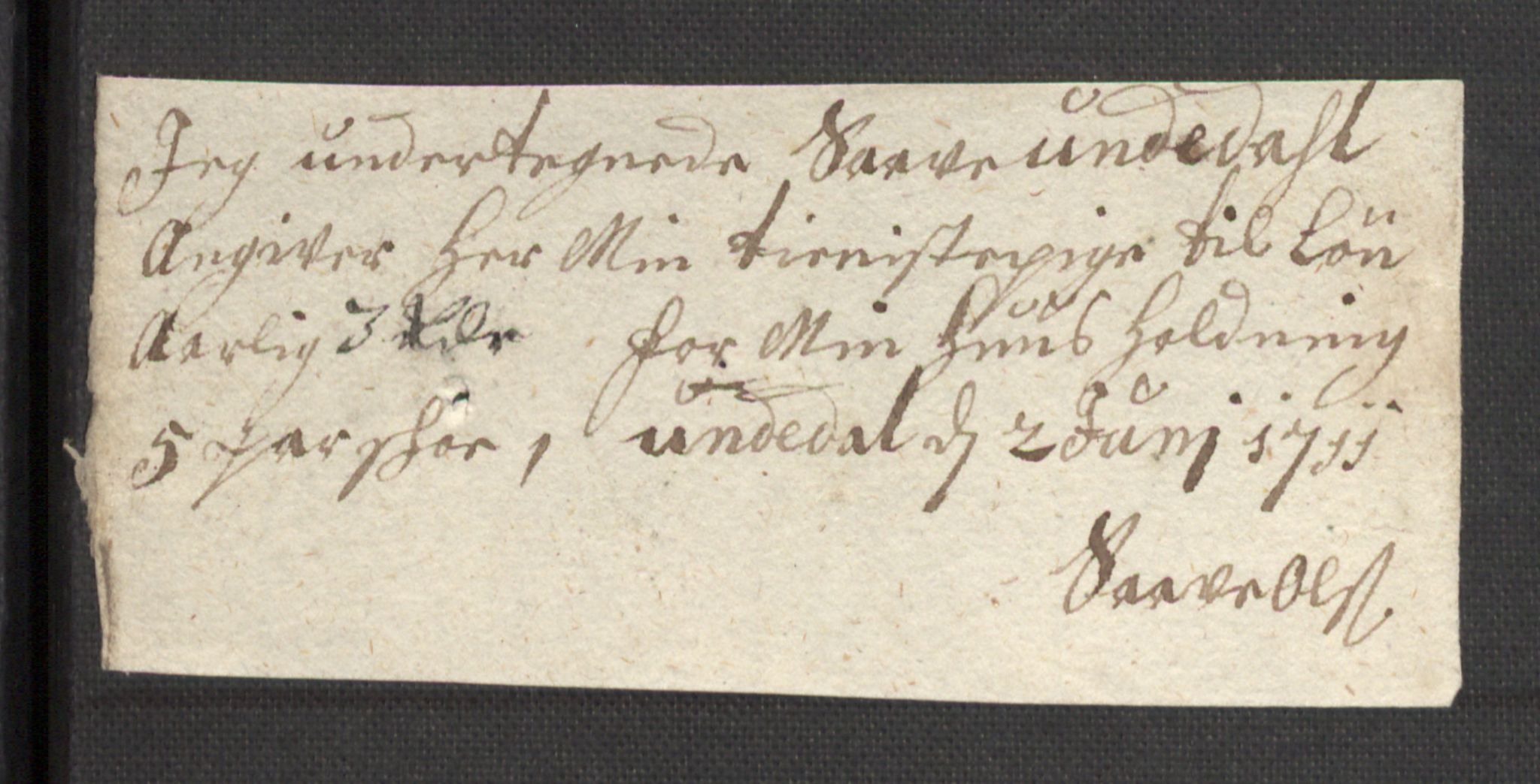 Rentekammeret inntil 1814, Reviderte regnskaper, Fogderegnskap, AV/RA-EA-4092/R36/L2121: Fogderegnskap Øvre og Nedre Telemark og Bamble, 1711, s. 399