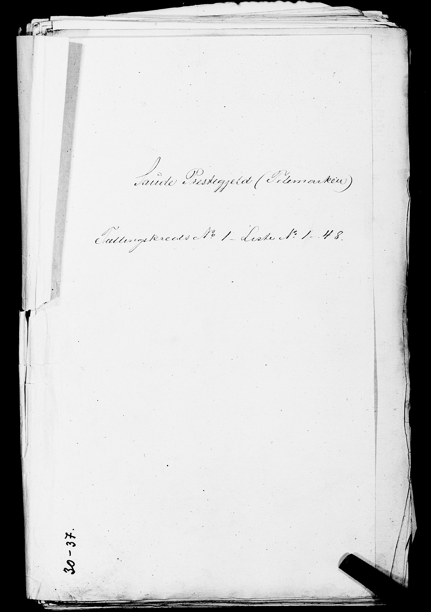 SAKO, Folketelling 1875 for 0822P Sauherad prestegjeld, 1875, s. 58