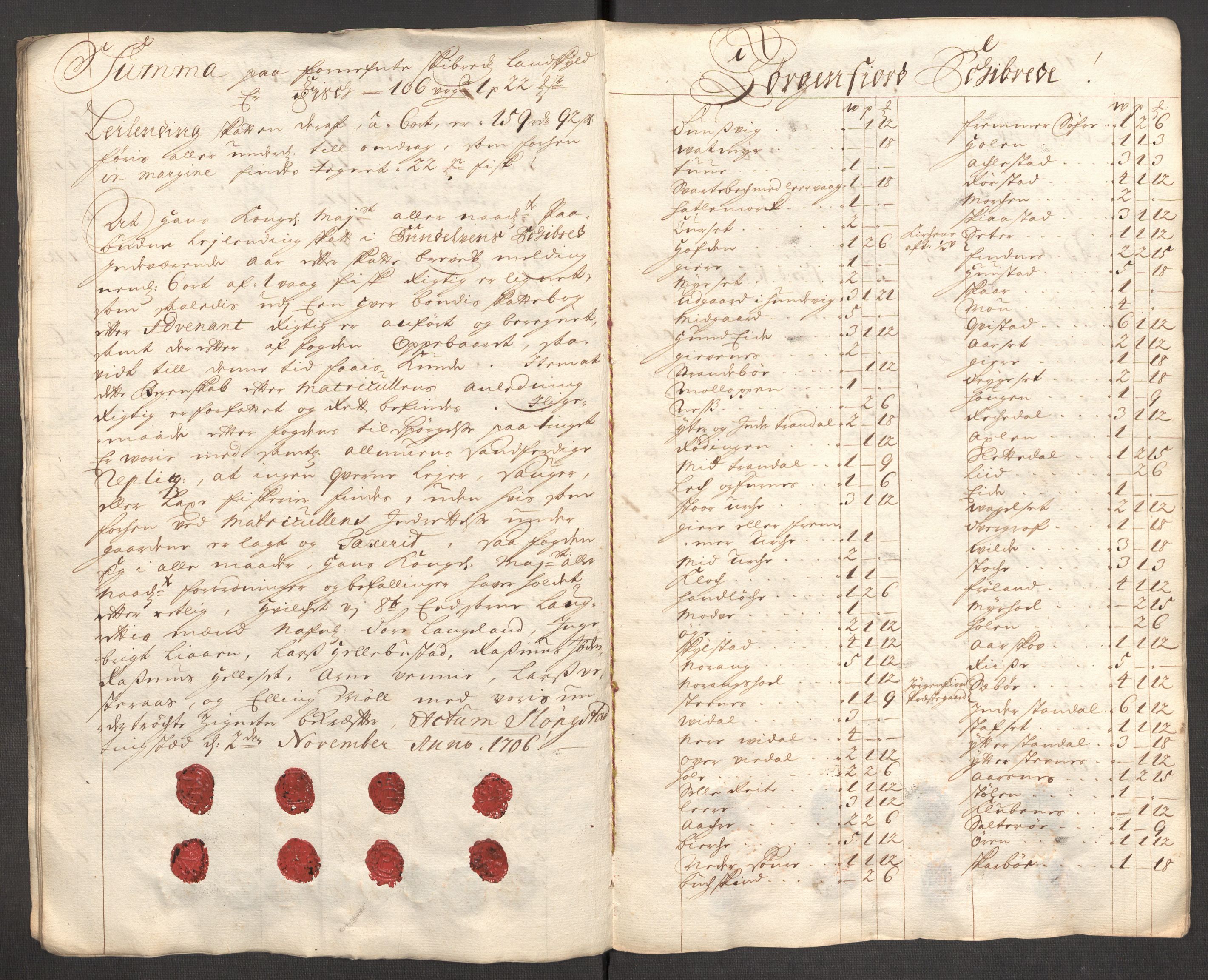 Rentekammeret inntil 1814, Reviderte regnskaper, Fogderegnskap, AV/RA-EA-4092/R54/L3561: Fogderegnskap Sunnmøre, 1706-1707, s. 24