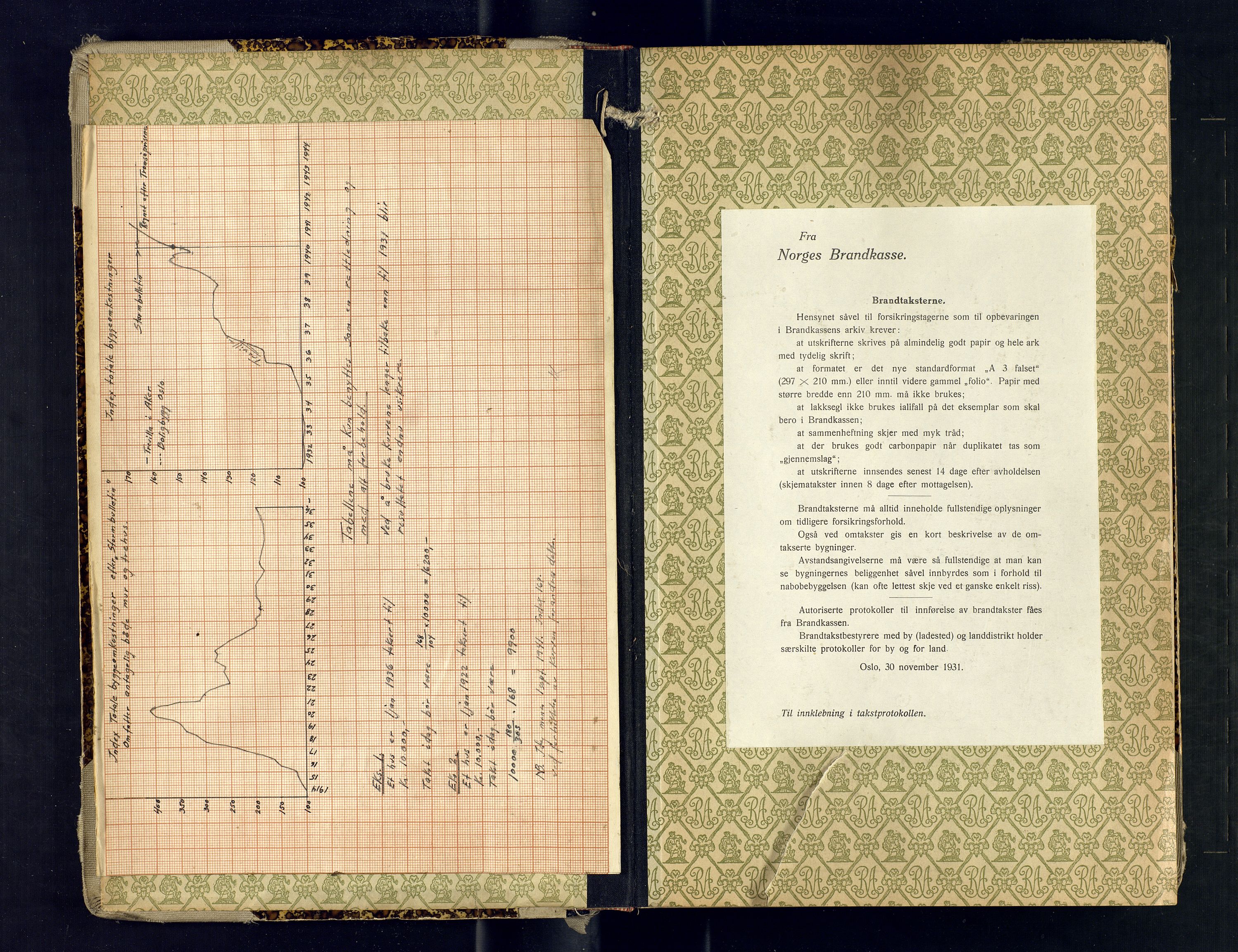 Tromsø byfogd/byrett, AV/SATØ-SATØ-0063/1/Oc/Ocb/Ocba/L0012: Branntakstprotokoll, 1942-1944