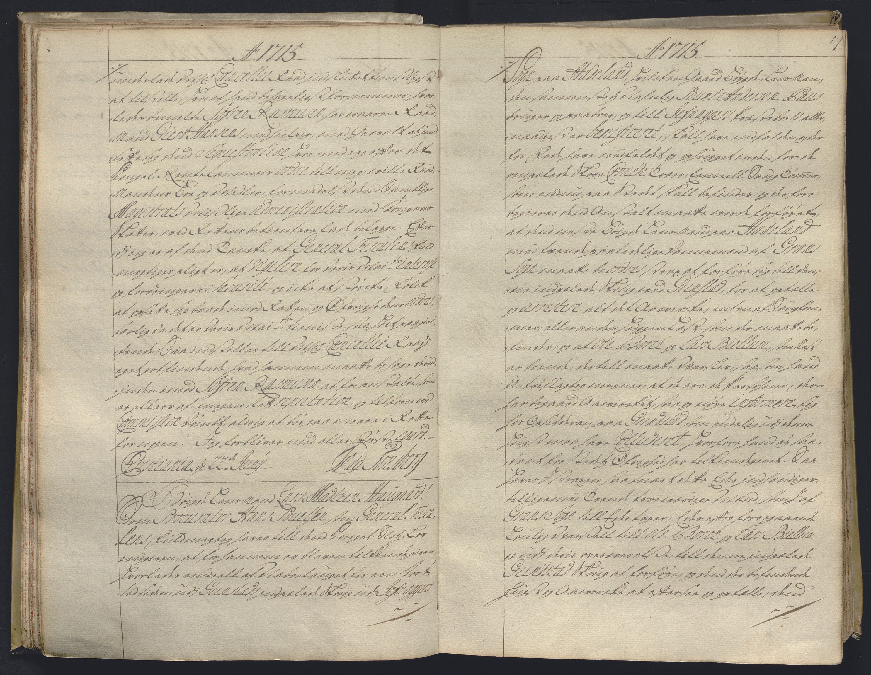 Kristiania stiftamt, AV/SAO-A-10386/B/Ba/L0004: Kopibok, 1715-1717, s. 6b-7a