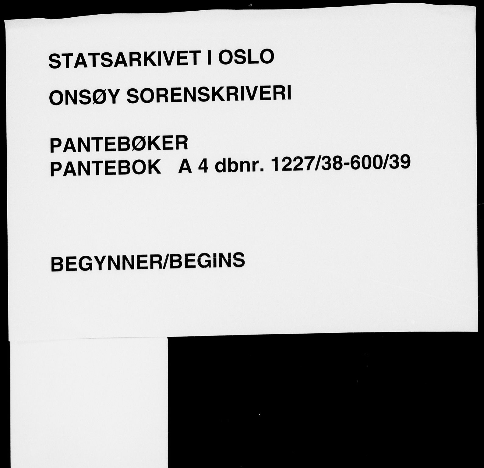 Onsøy sorenskriveri, SAO/A-10474/G/Ga/Gab/L0004: Pantebok nr. II A-4, 1938-1939