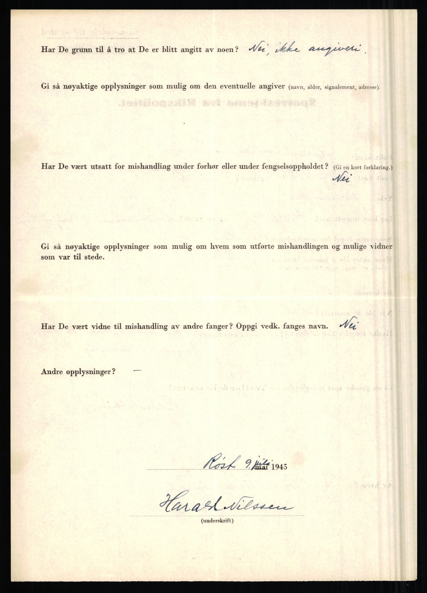 Rikspolitisjefen, AV/RA-S-1560/L/L0012: Mogensen, Øivind - Noraas, Lars, 1940-1945, s. 651