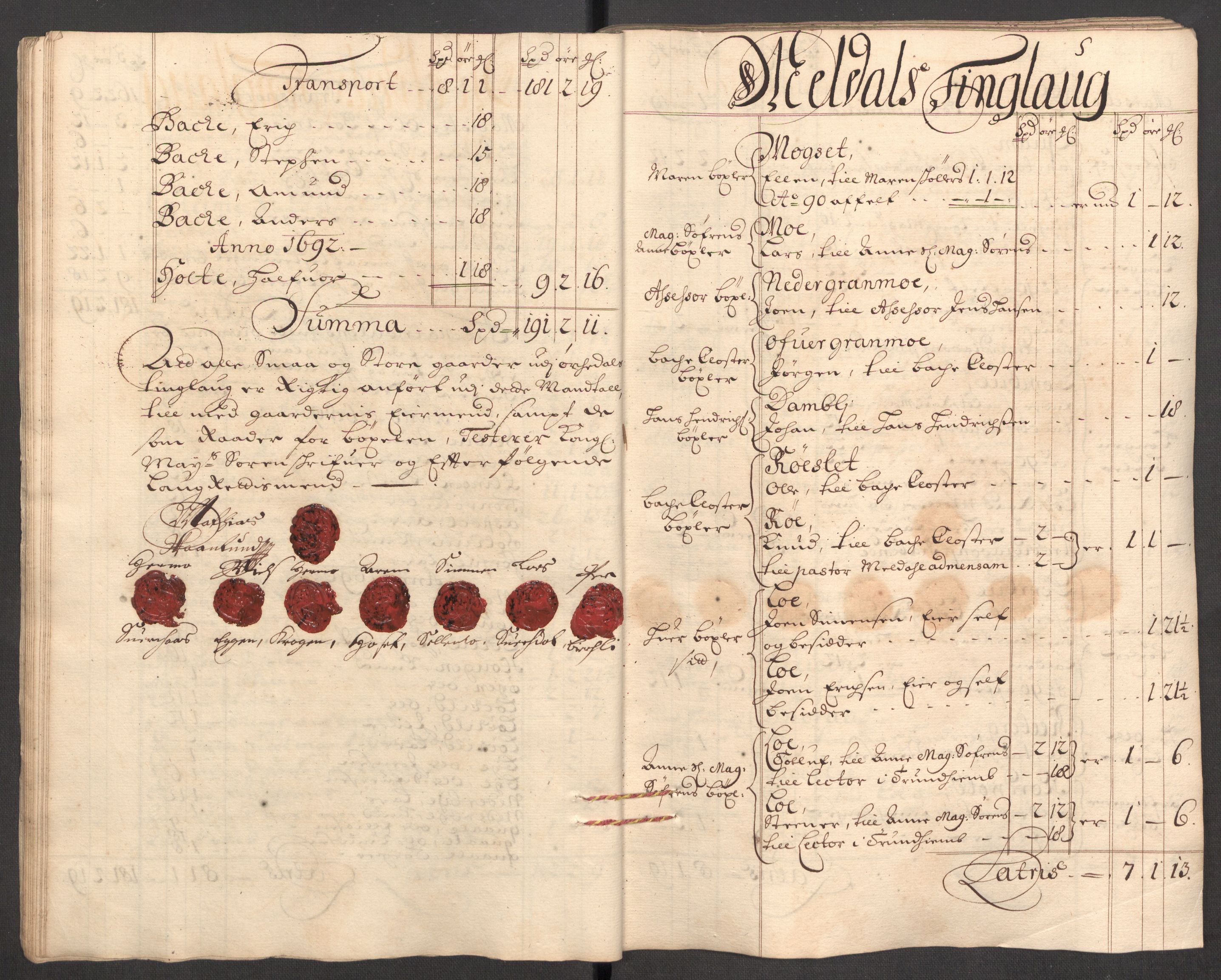 Rentekammeret inntil 1814, Reviderte regnskaper, Fogderegnskap, AV/RA-EA-4092/R60/L3947: Fogderegnskap Orkdal og Gauldal, 1697, s. 46