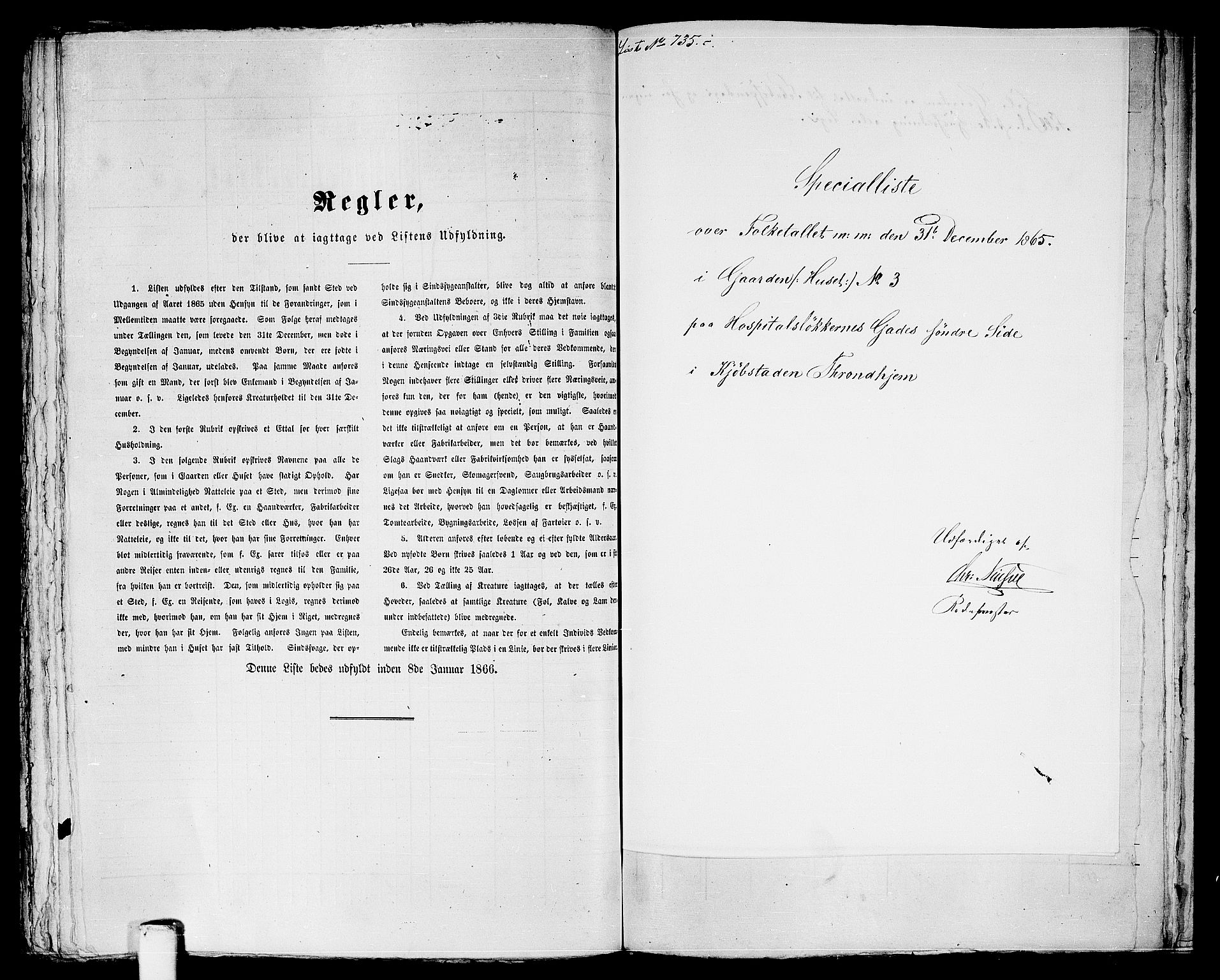 RA, Folketelling 1865 for 1601 Trondheim kjøpstad, 1865, s. 1519