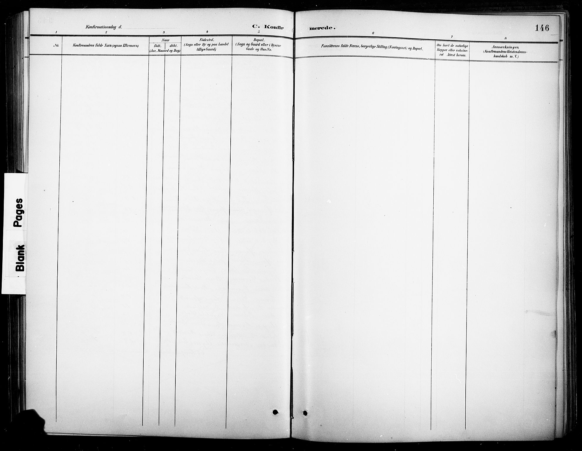 Nord-Odal prestekontor, SAH/PREST-032/H/Ha/Hab/L0003: Klokkerbok nr. 3, 1895-1923, s. 146