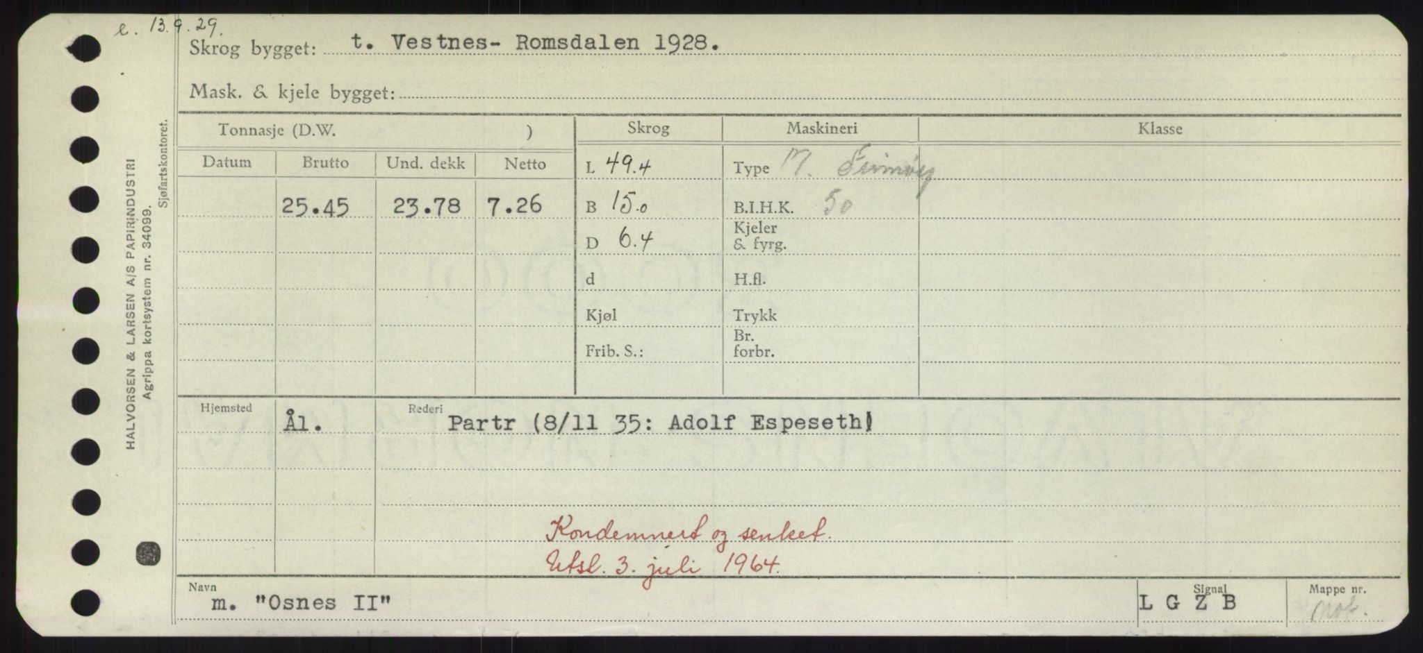 Sjøfartsdirektoratet med forløpere, Skipsmålingen, AV/RA-S-1627/H/Hd/L0028: Fartøy, O, s. 483