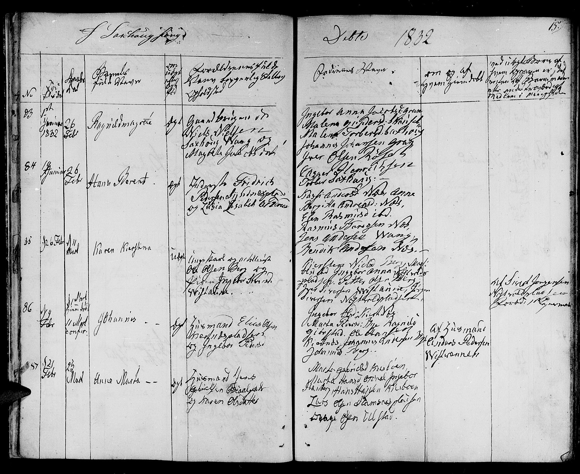 Ministerialprotokoller, klokkerbøker og fødselsregistre - Nord-Trøndelag, AV/SAT-A-1458/730/L0277: Ministerialbok nr. 730A06 /1, 1830-1839, s. 15