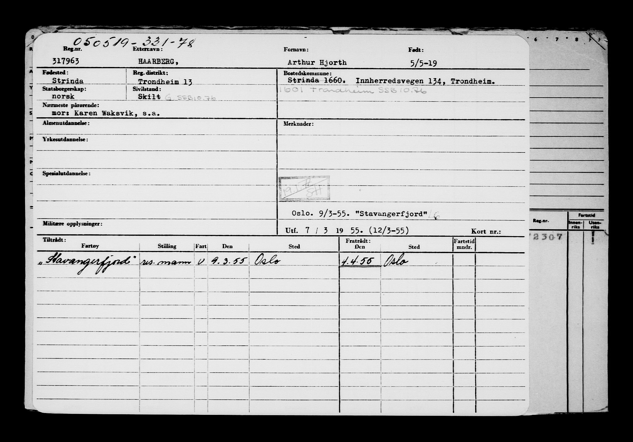 Direktoratet for sjømenn, AV/RA-S-3545/G/Gb/L0168: Hovedkort, 1919, s. 470