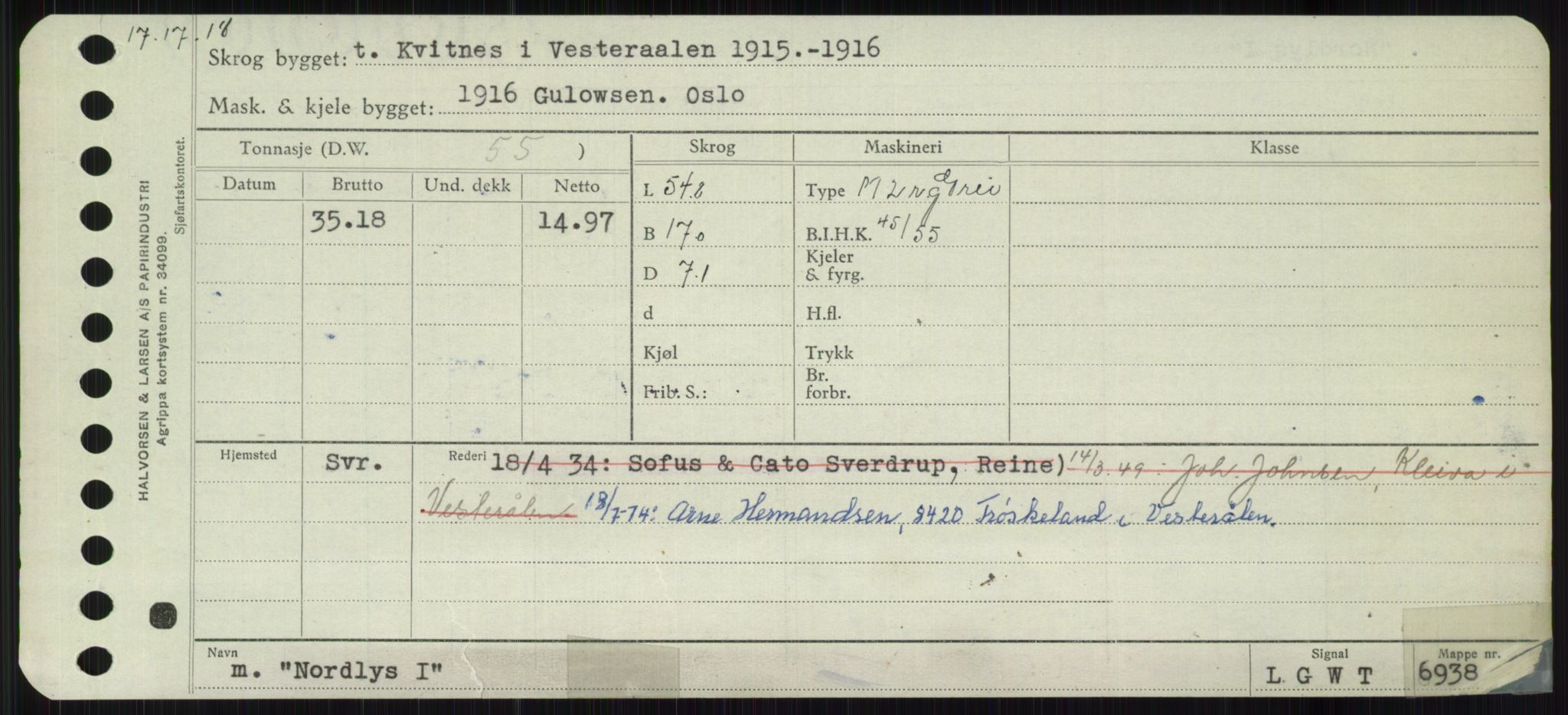 Sjøfartsdirektoratet med forløpere, Skipsmålingen, RA/S-1627/H/Ha/L0004/0001: Fartøy, Mas-R / Fartøy, Mas-Odd, s. 671