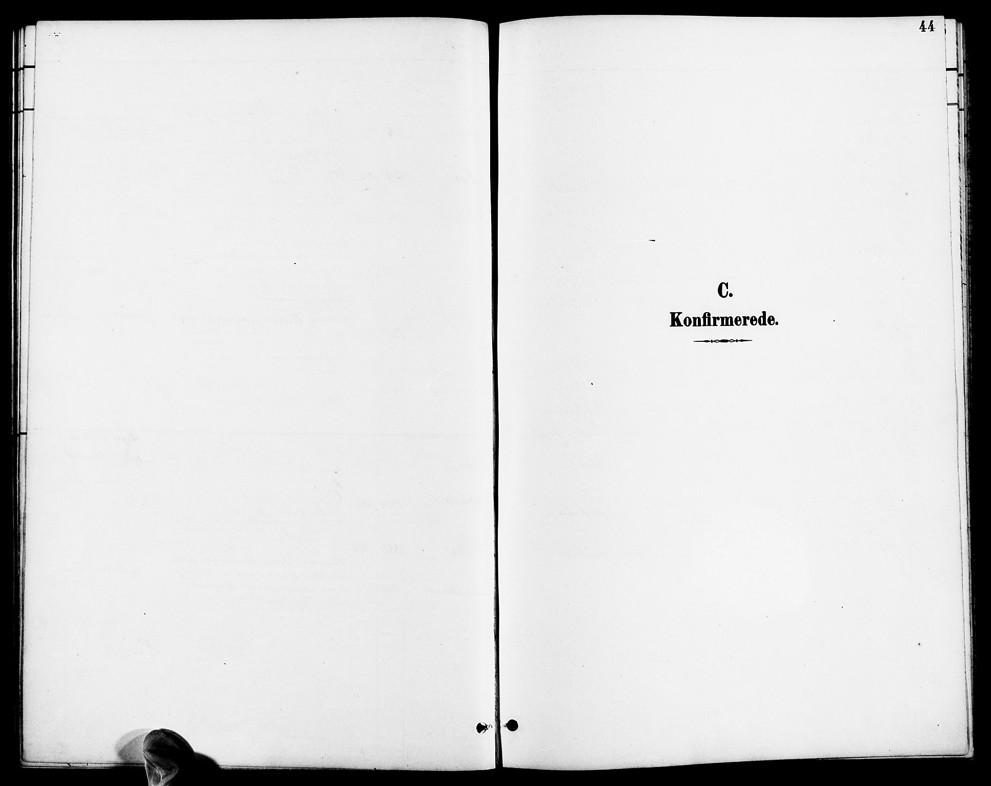 Austre Moland sokneprestkontor, AV/SAK-1111-0001/F/Fb/Fbb/L0002: Klokkerbok nr. B 2, 1894-1918, s. 44