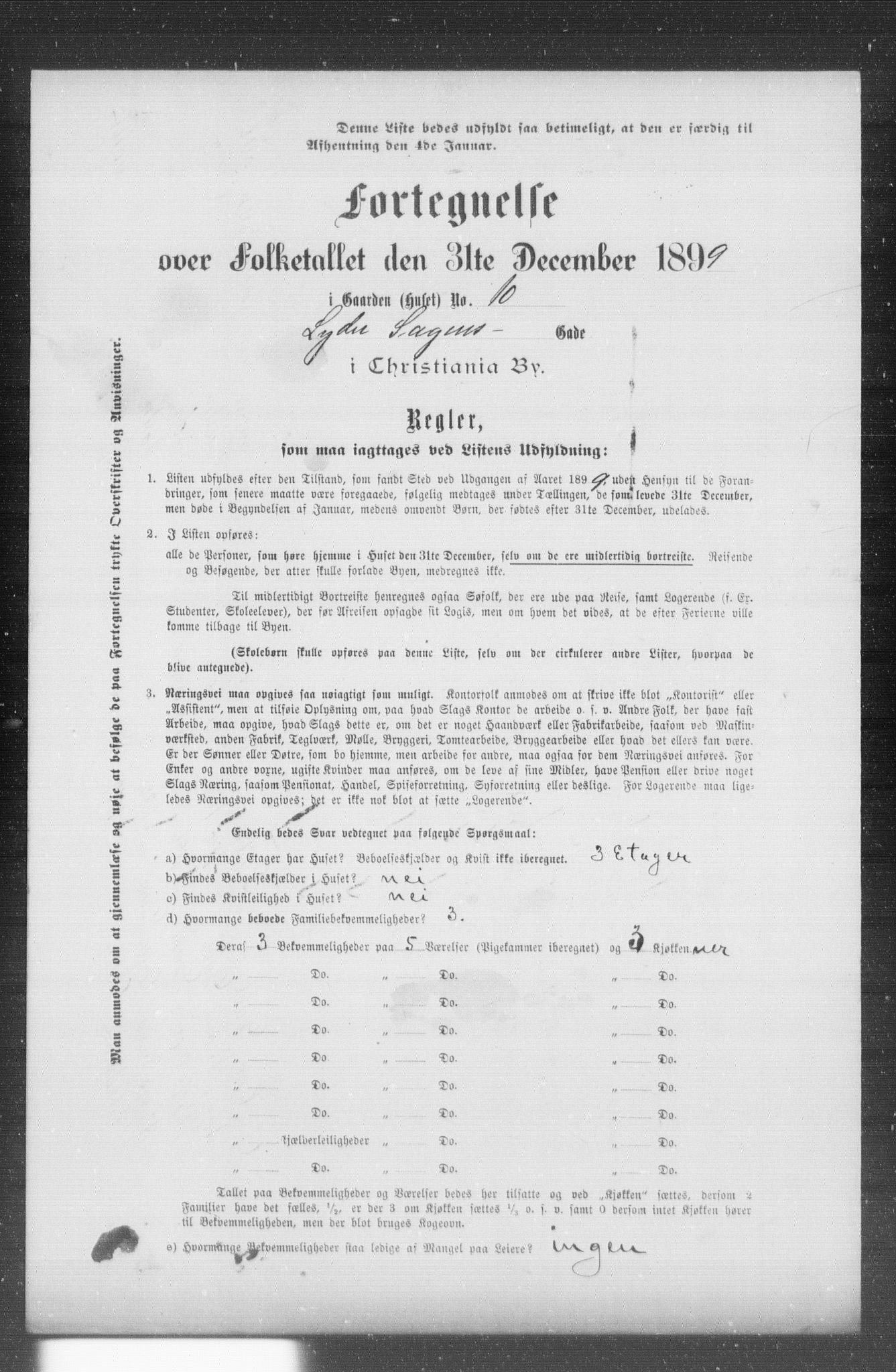 OBA, Kommunal folketelling 31.12.1899 for Kristiania kjøpstad, 1899, s. 7690