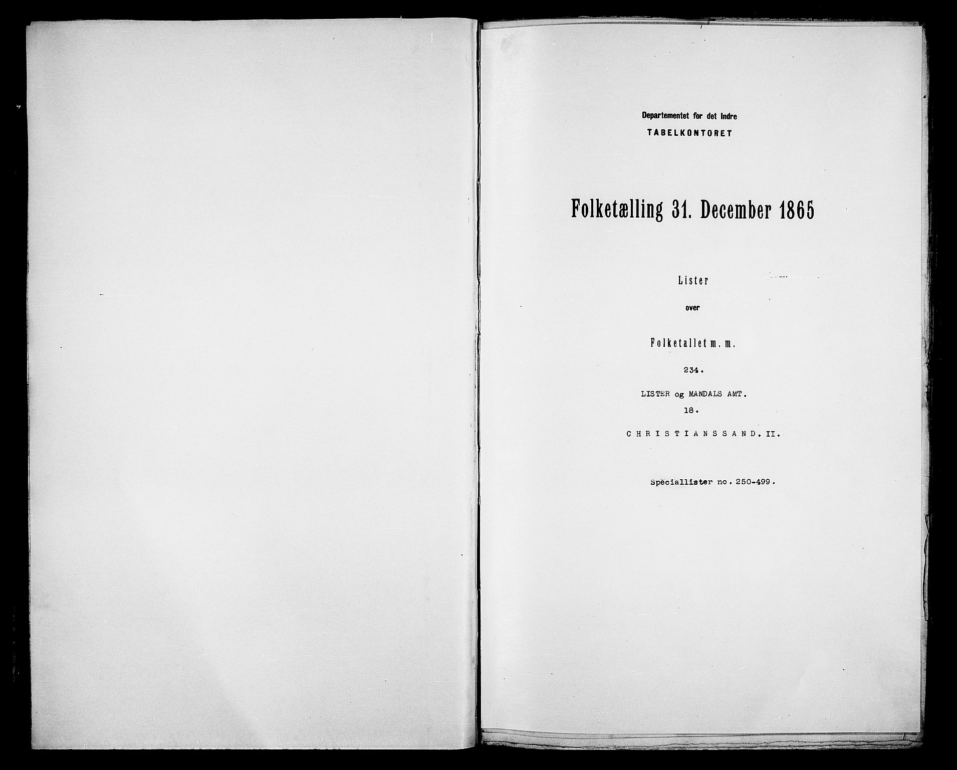 RA, Folketelling 1865 for 1001P Kristiansand prestegjeld, 1865, s. 521