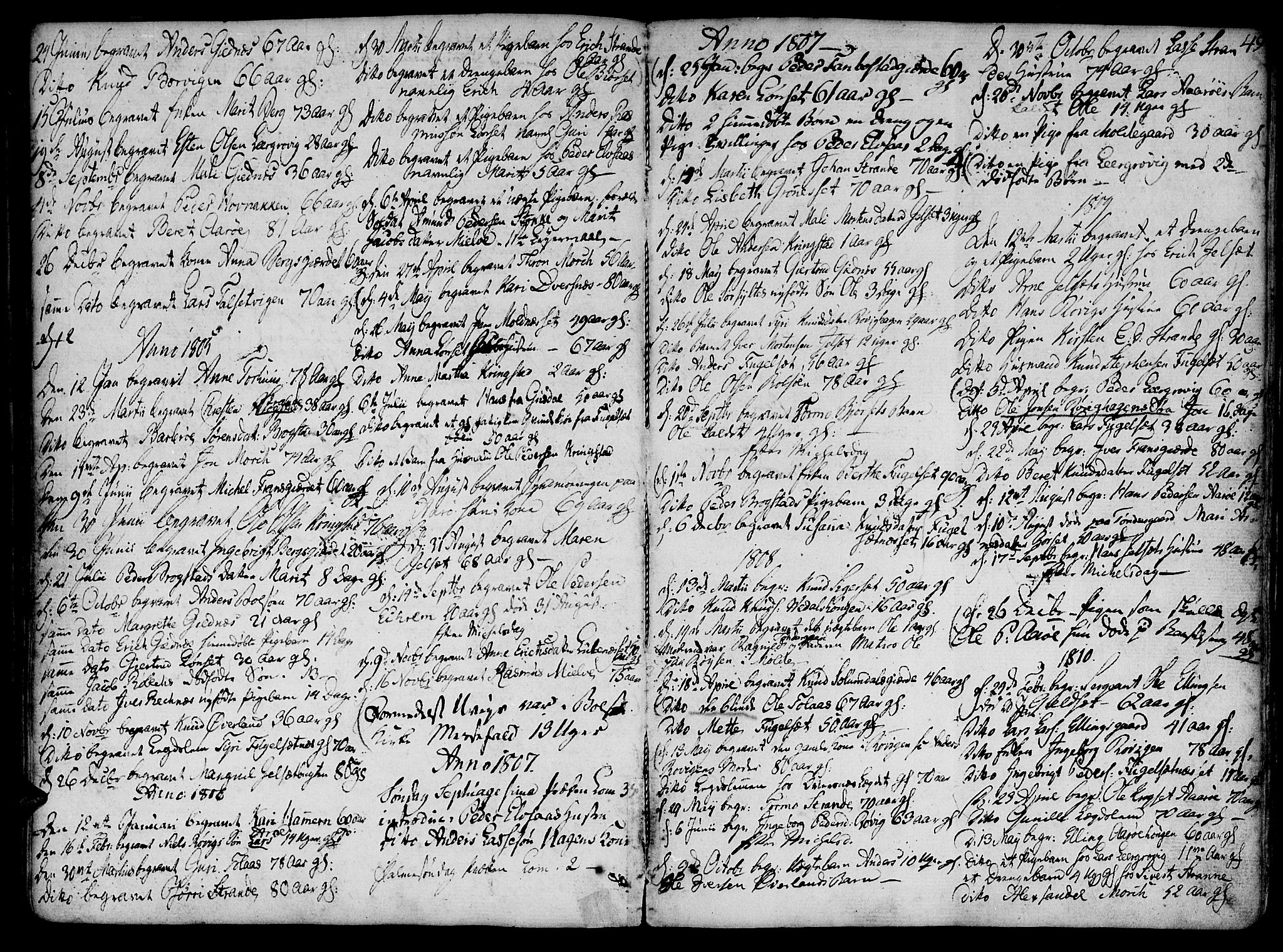 Ministerialprotokoller, klokkerbøker og fødselsregistre - Møre og Romsdal, AV/SAT-A-1454/555/L0649: Ministerialbok nr. 555A02 /1, 1795-1821, s. 49