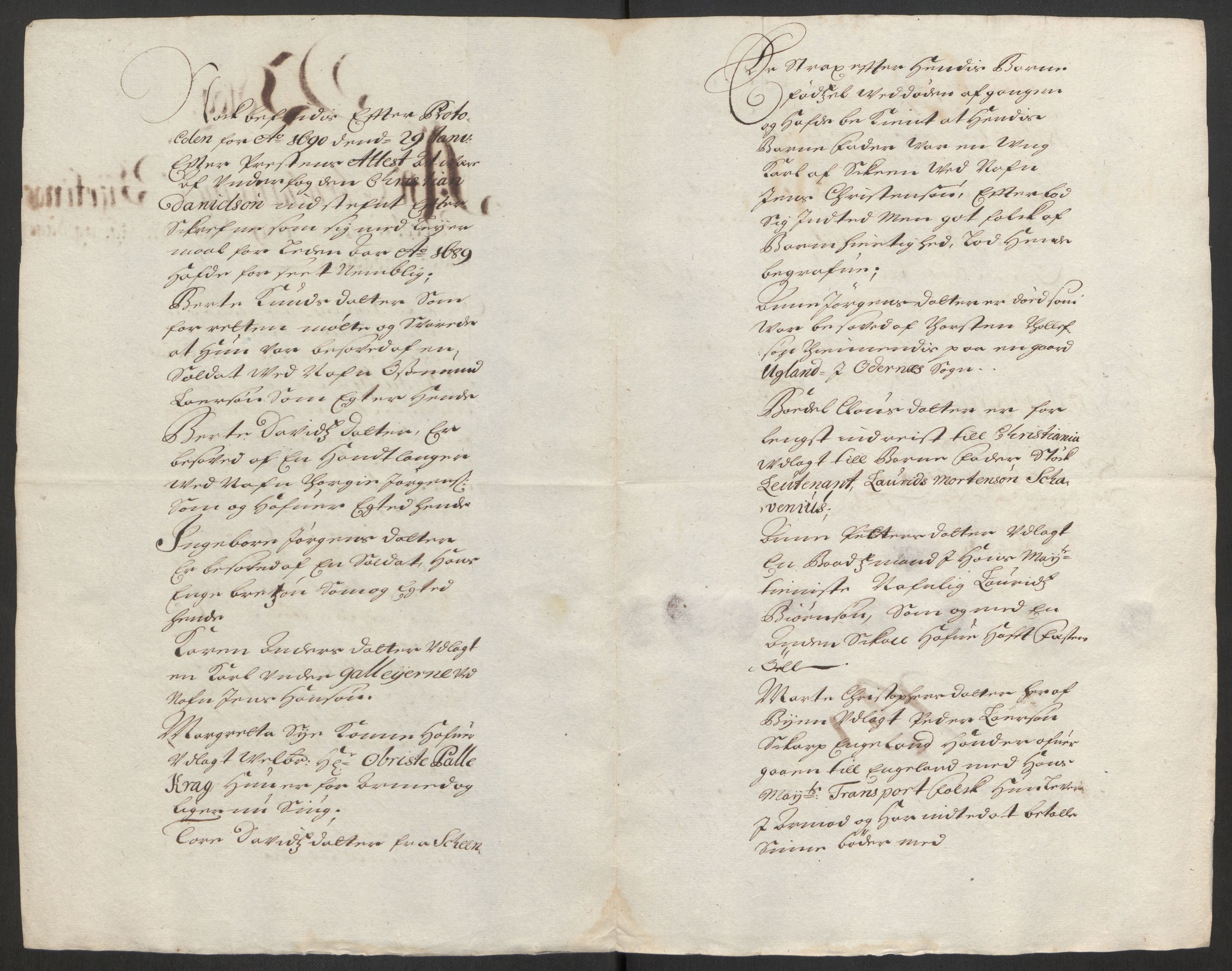 Rentekammeret inntil 1814, Reviderte regnskaper, Byregnskaper, RA/EA-4066/R/Rm/L0285: [M18] Sikt og sakefall, 1681-1718, s. 119