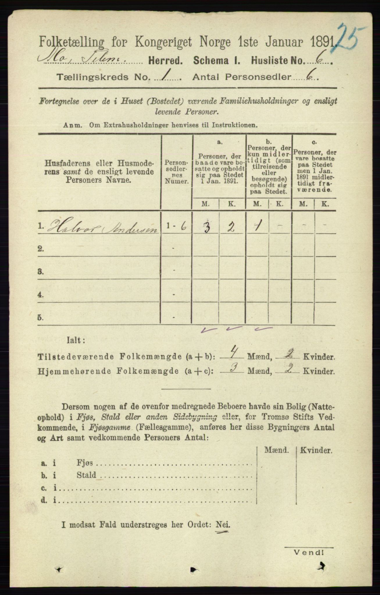 RA, Folketelling 1891 for 0832 Mo herred, 1891, s. 28