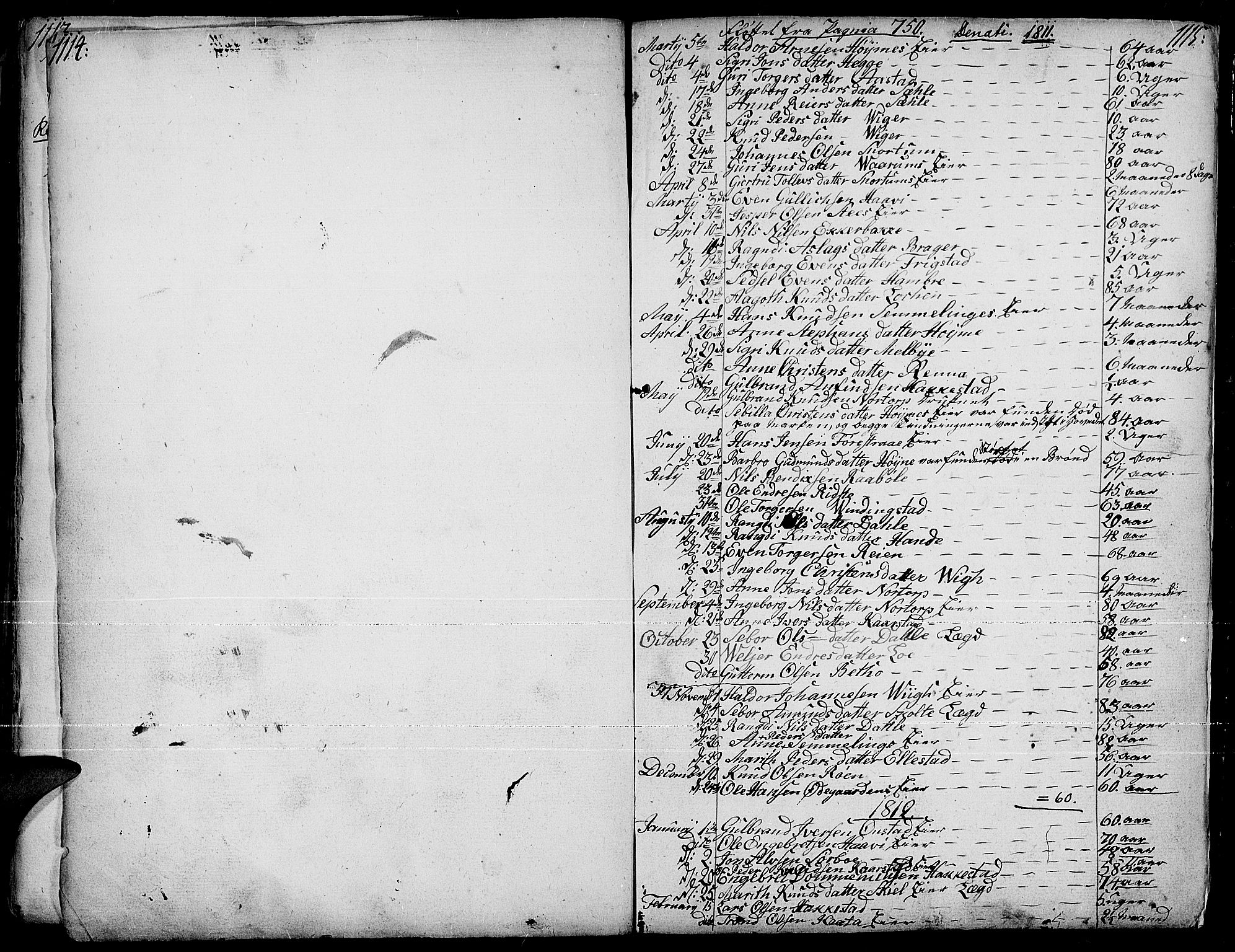 Slidre prestekontor, AV/SAH-PREST-134/H/Ha/Haa/L0001: Ministerialbok nr. 1, 1724-1814, s. 1114-1115