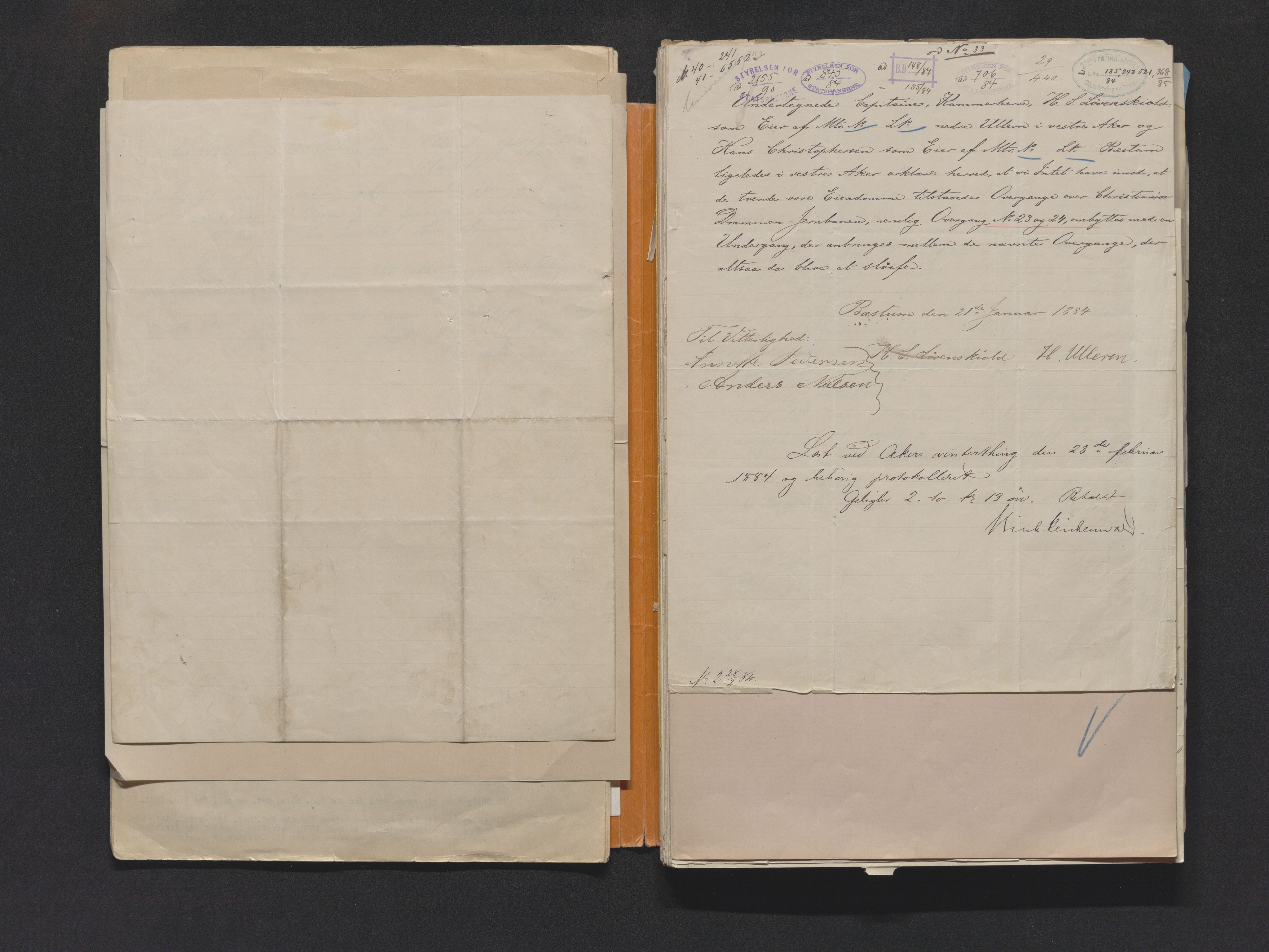 Norges Statsbaner Drammen distrikt (NSB), AV/SAKO-A-30/F/Fe/Fee/L0001: Planoverganger og underganger Drammenbanen, Randsfjordbanen, Numedalsbanen og Sørlandsbanen, 1871-1989, s. 14