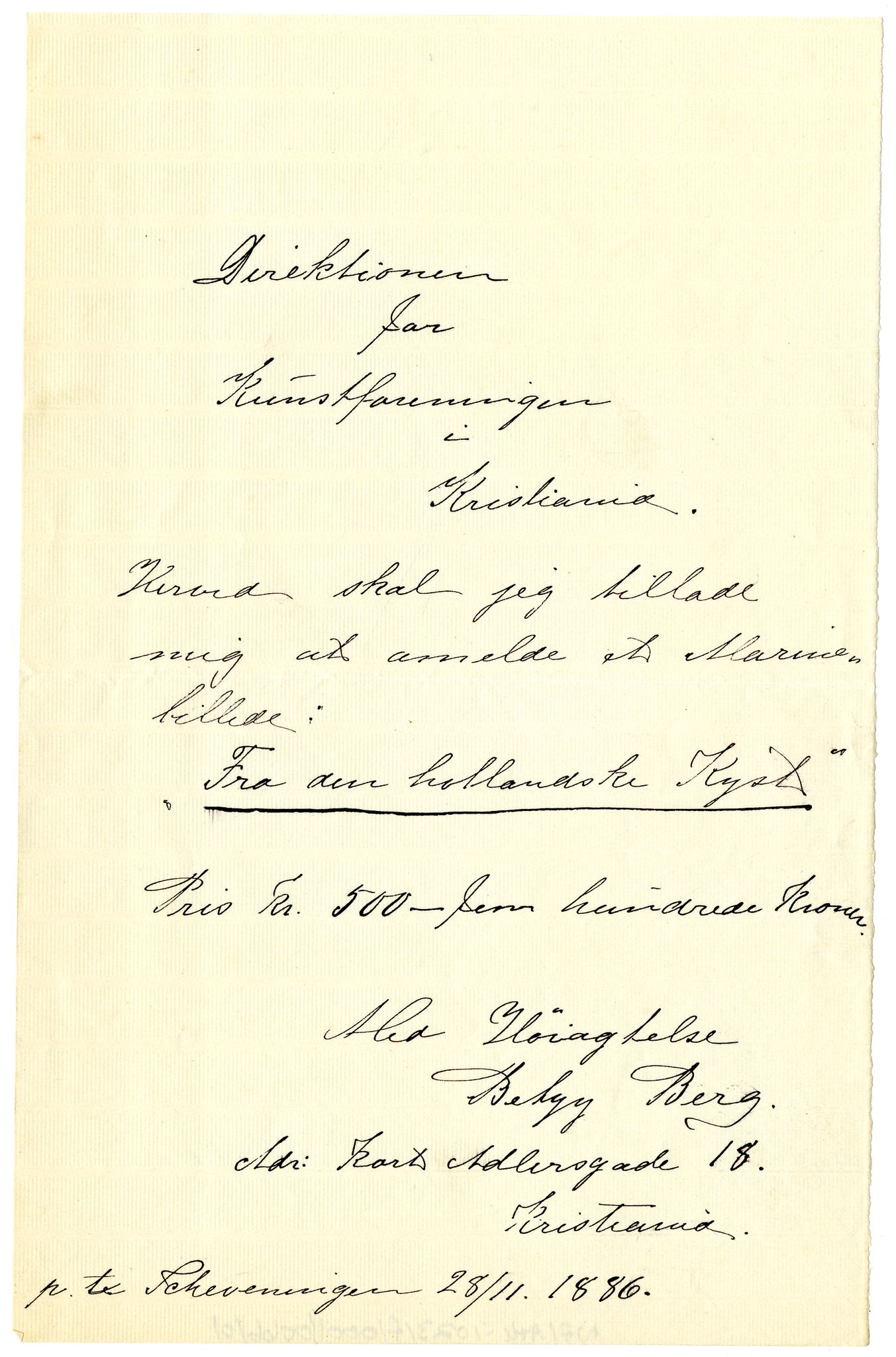 Diderik Maria Aalls brevsamling, NF/Ark-1023/F/L0001: D.M. Aalls brevsamling. A - B, 1738-1889, s. 676