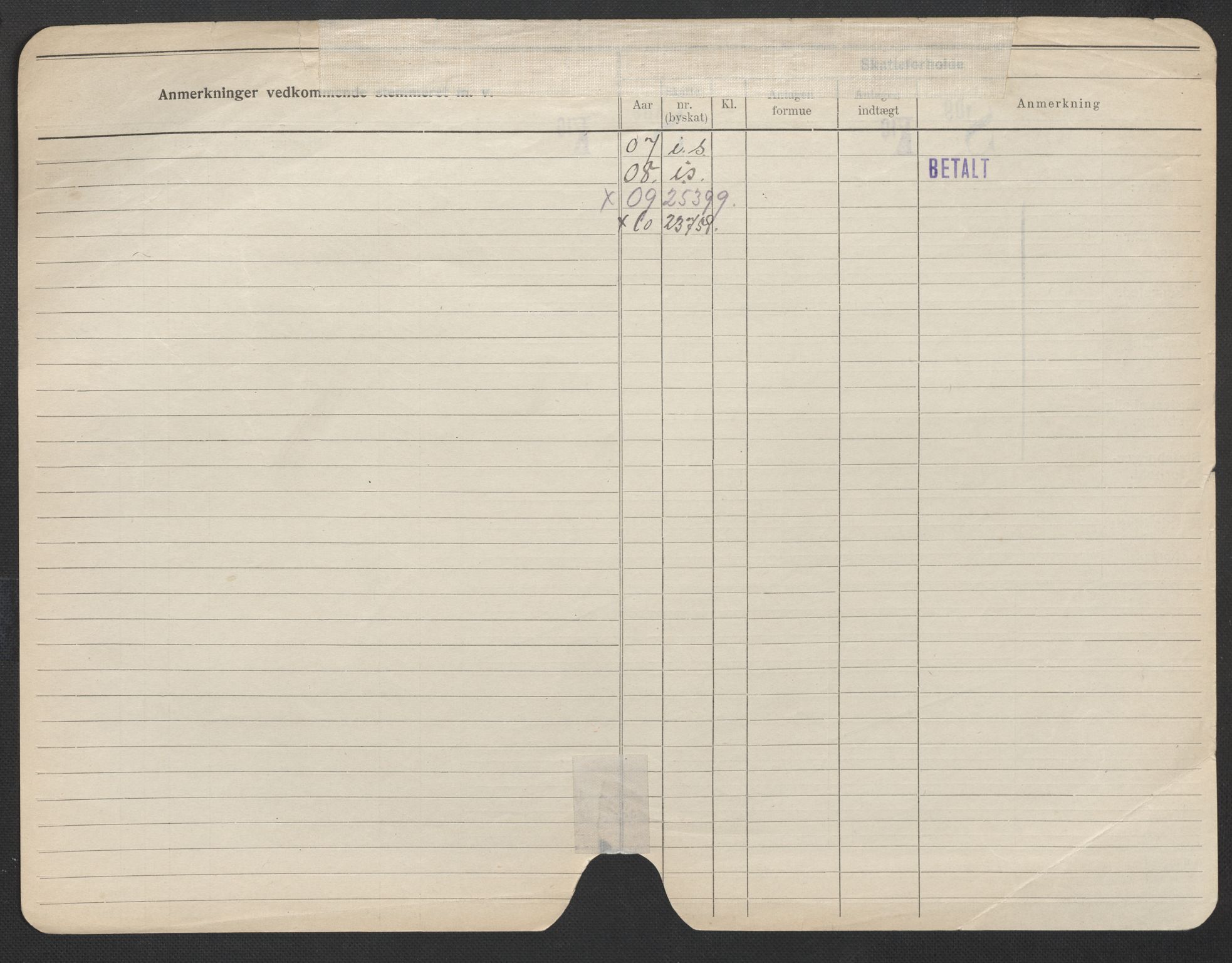 Oslo folkeregister, Registerkort, AV/SAO-A-11715/F/Fa/Fac/L0023: Kvinner, 1906-1914, s. 899b