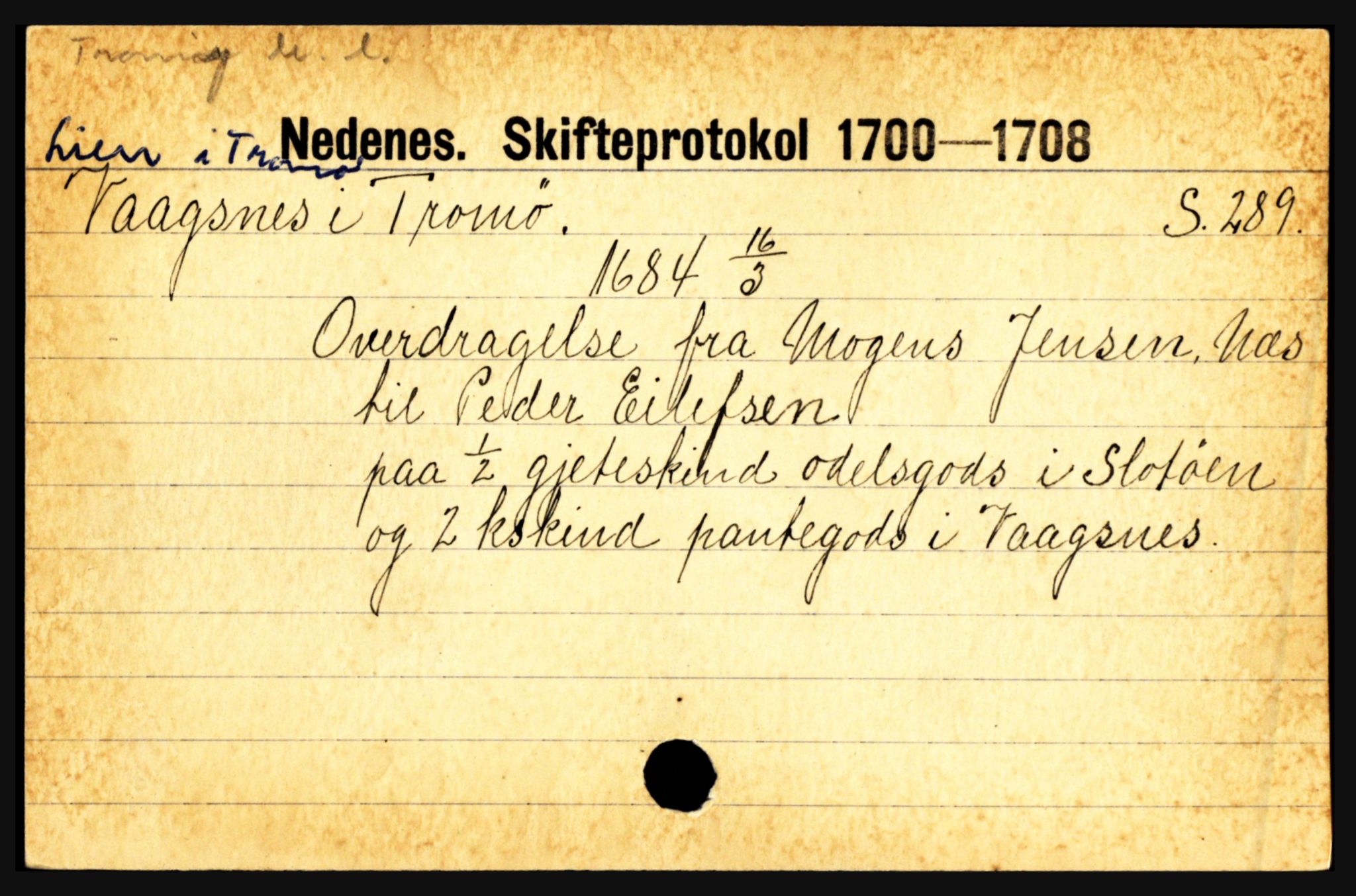 Nedenes sorenskriveri før 1824, AV/SAK-1221-0007/H, s. 17455