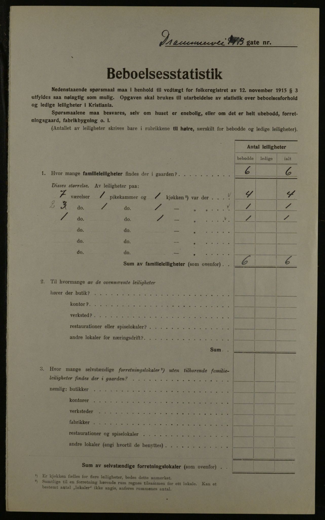 OBA, Kommunal folketelling 1.12.1923 for Kristiania, 1923, s. 18549