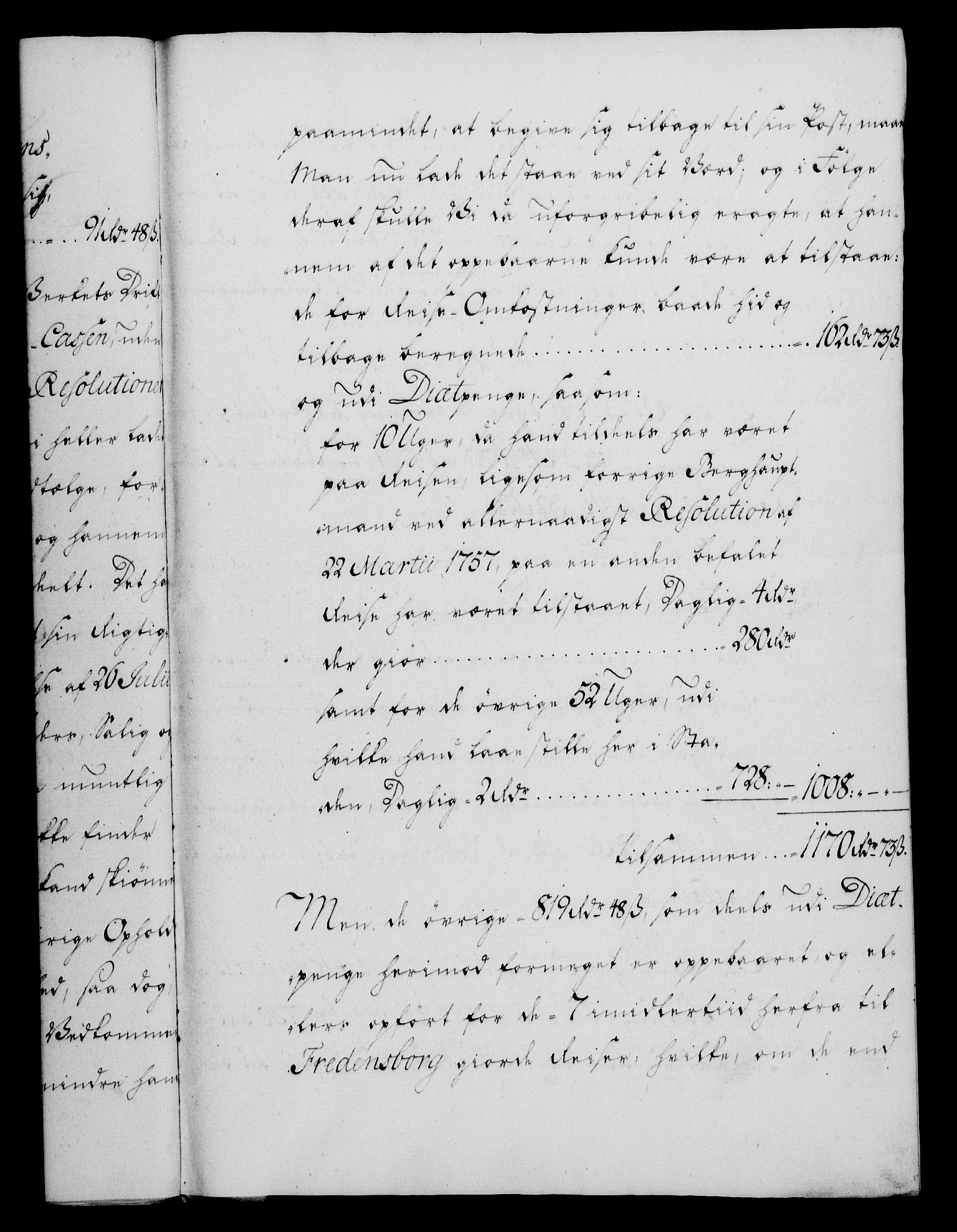 Rentekammeret, Kammerkanselliet, AV/RA-EA-3111/G/Gf/Gfa/L0050: Norsk relasjons- og resolusjonsprotokoll (merket RK 52.50), 1768, s. 208