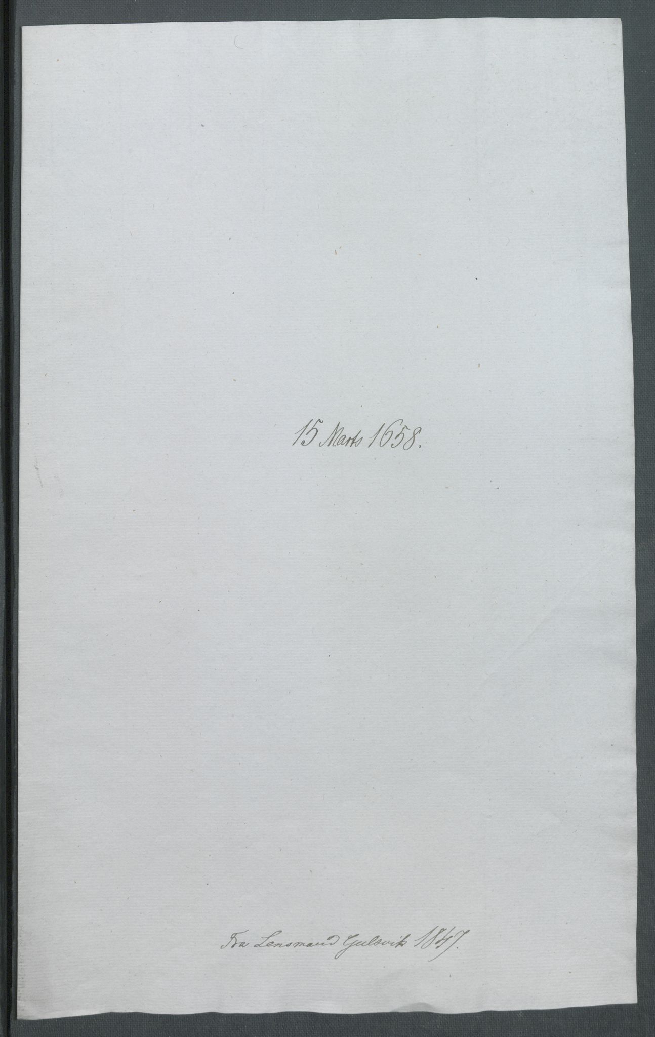 Riksarkivets diplomsamling, RA/EA-5965/F02/L0168: Dokumenter, 1658-1660, s. 6