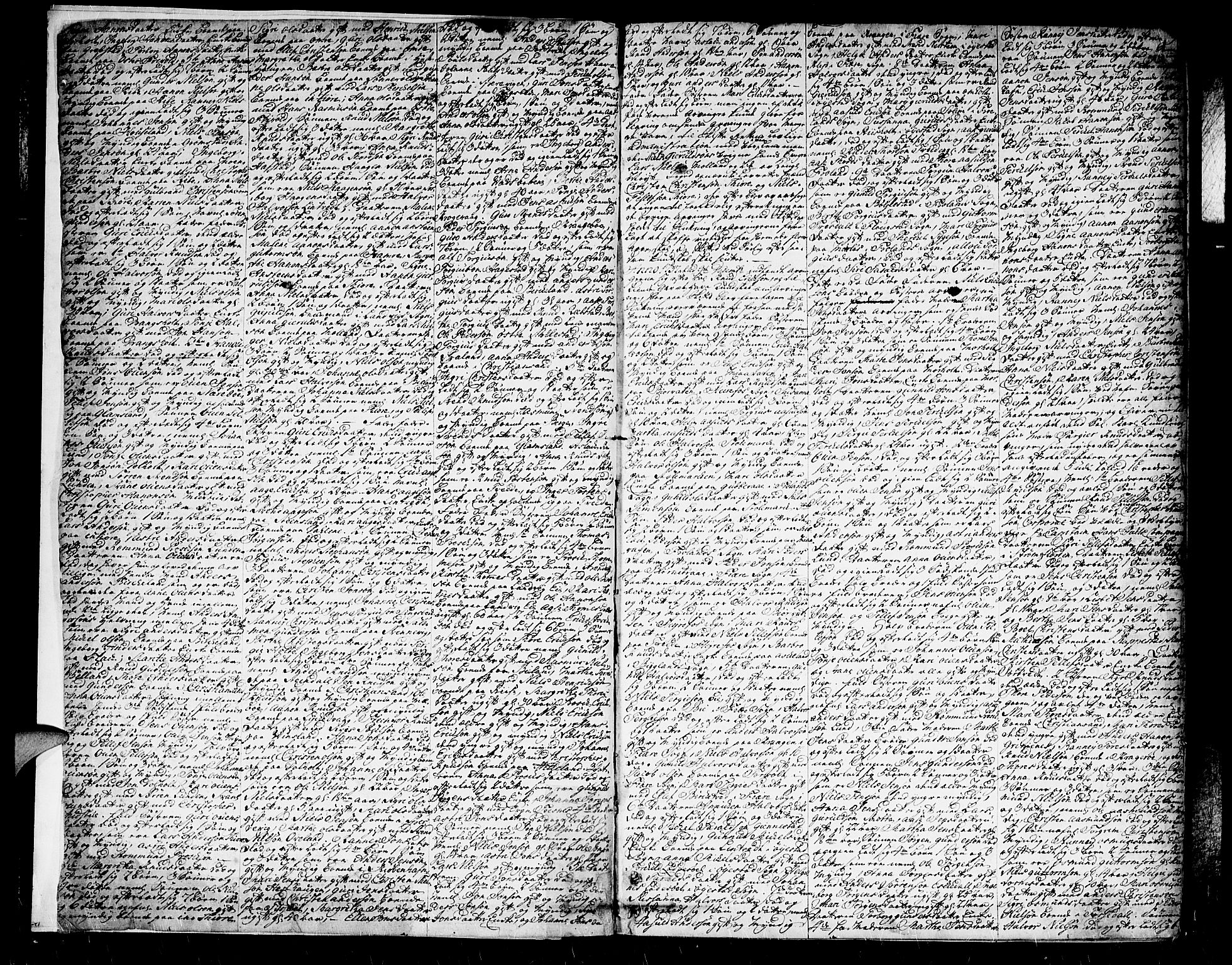 Nedenes sorenskriveri før 1824, AV/SAK-1221-0007/H/Hc/L0019: Skifteprotokoll med register nr 14a, 1737-1741, s. 2b-3a