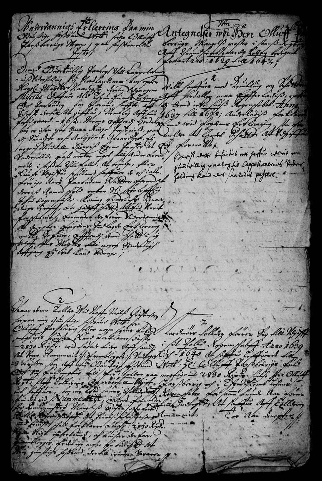 Rentekammeret inntil 1814, Reviderte regnskaper, Lensregnskaper, AV/RA-EA-5023/R/Rb/Rbw/L0072: Trondheim len, 1629-1642