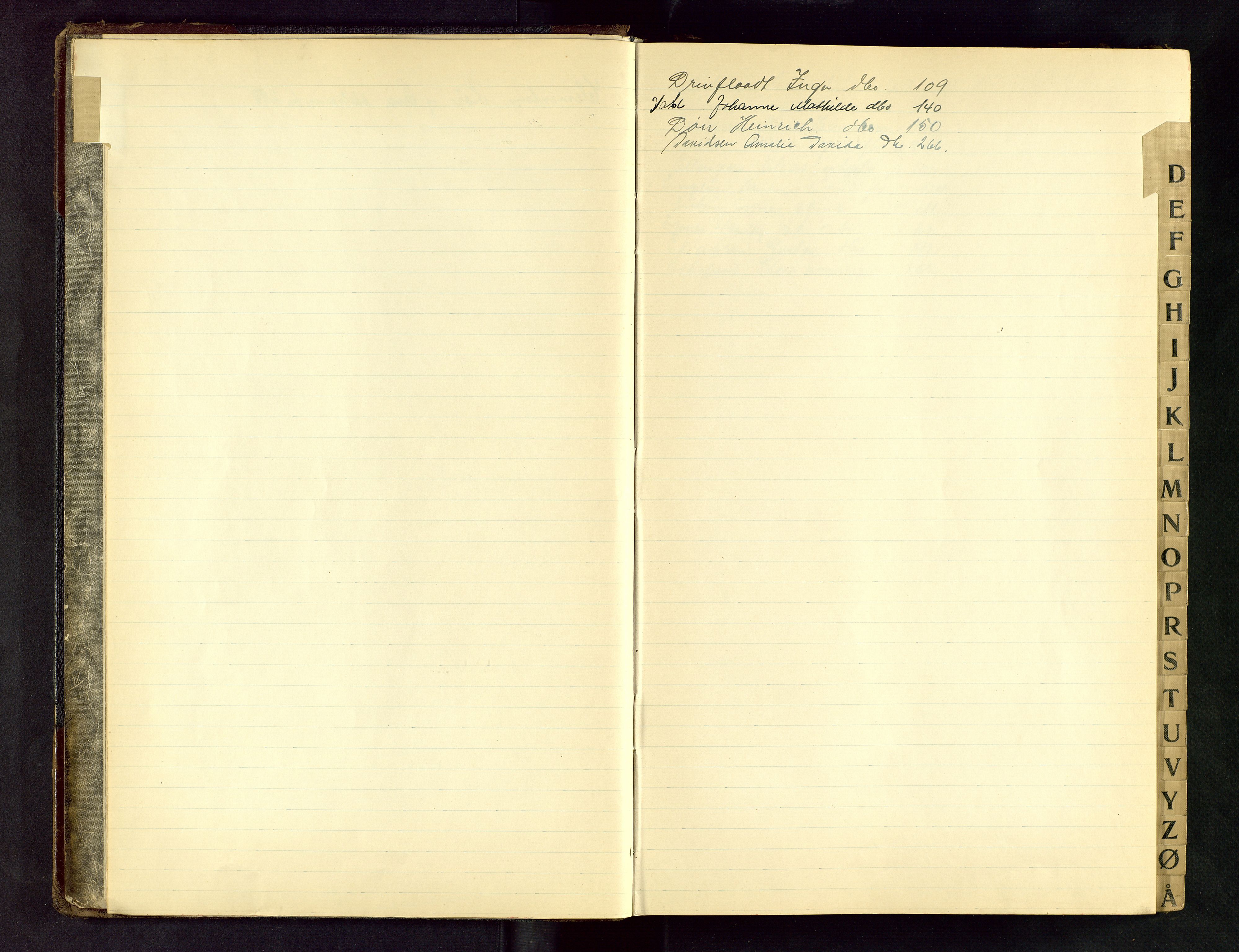 Stavanger skifteforvalter, AV/SAST-A-101412/001/5/53/533BA/L0008: Registreringsprotokoll dødsbo, 1940-1947
