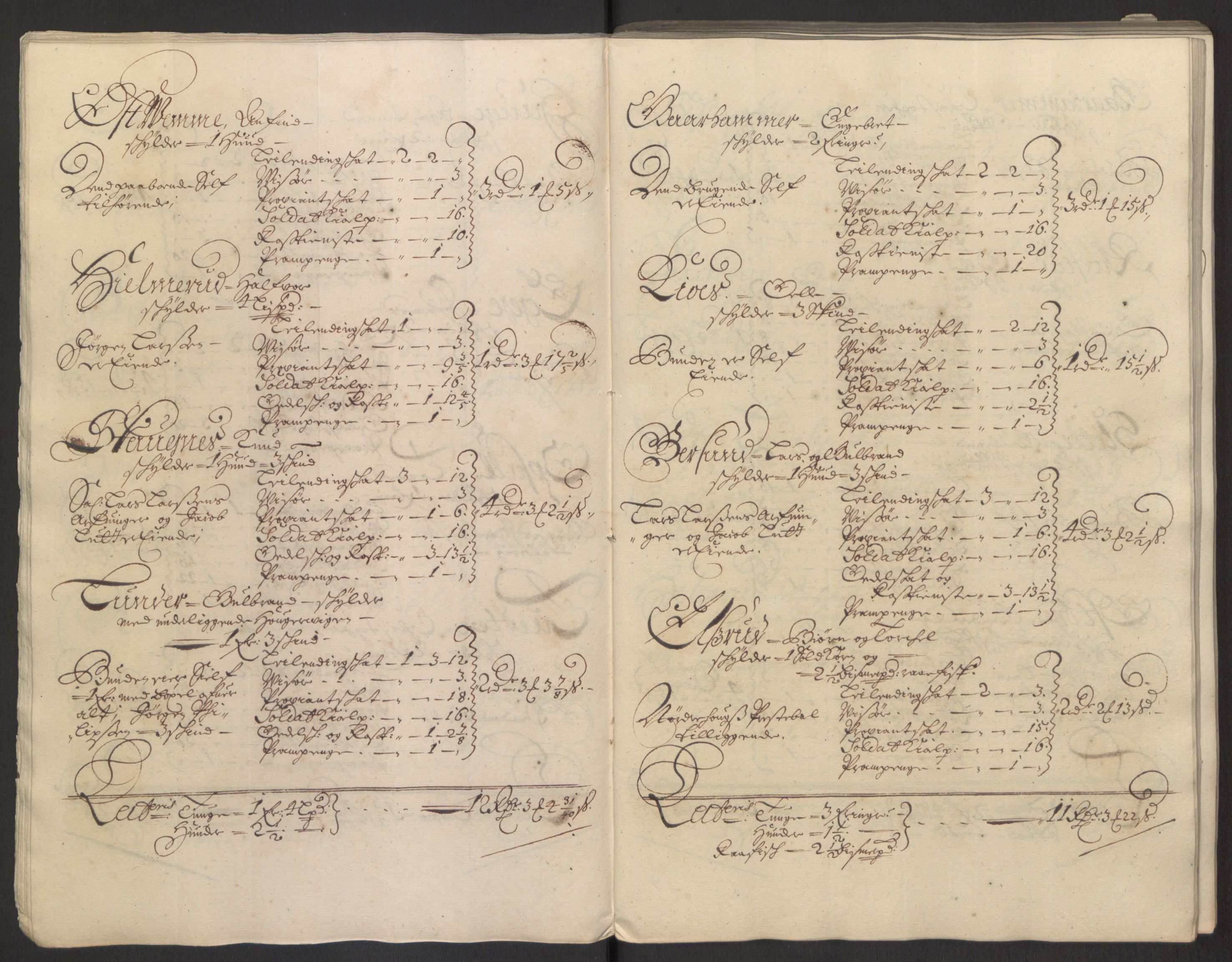 Rentekammeret inntil 1814, Reviderte regnskaper, Fogderegnskap, AV/RA-EA-4092/R22/L1452: Fogderegnskap Ringerike, Hallingdal og Buskerud, 1695, s. 39