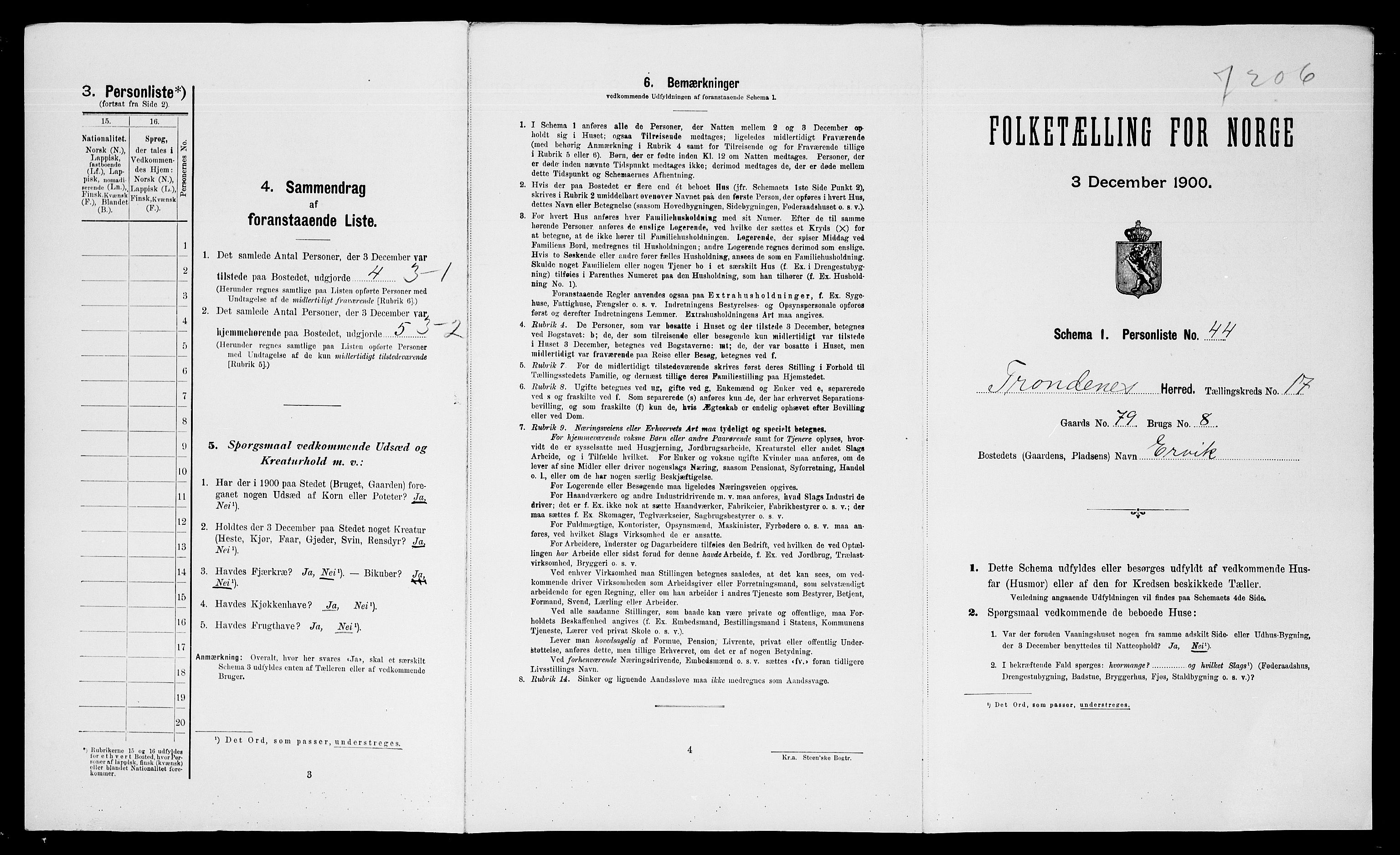 SATØ, Folketelling 1900 for 1914 Trondenes herred, 1900, s. 2113