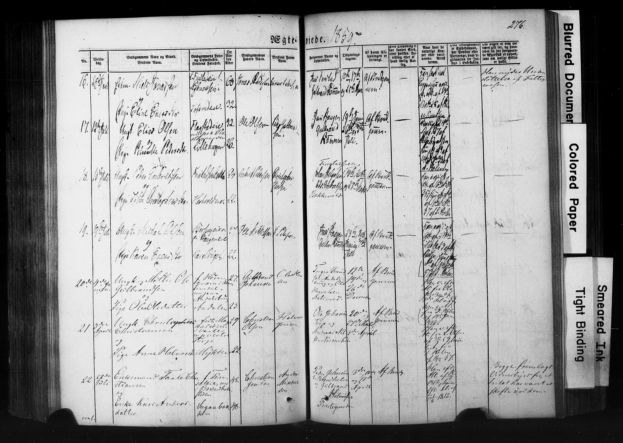 Løten prestekontor, AV/SAH-PREST-022/K/Ka/L0007: Ministerialbok nr. 7, 1850-1859, s. 276