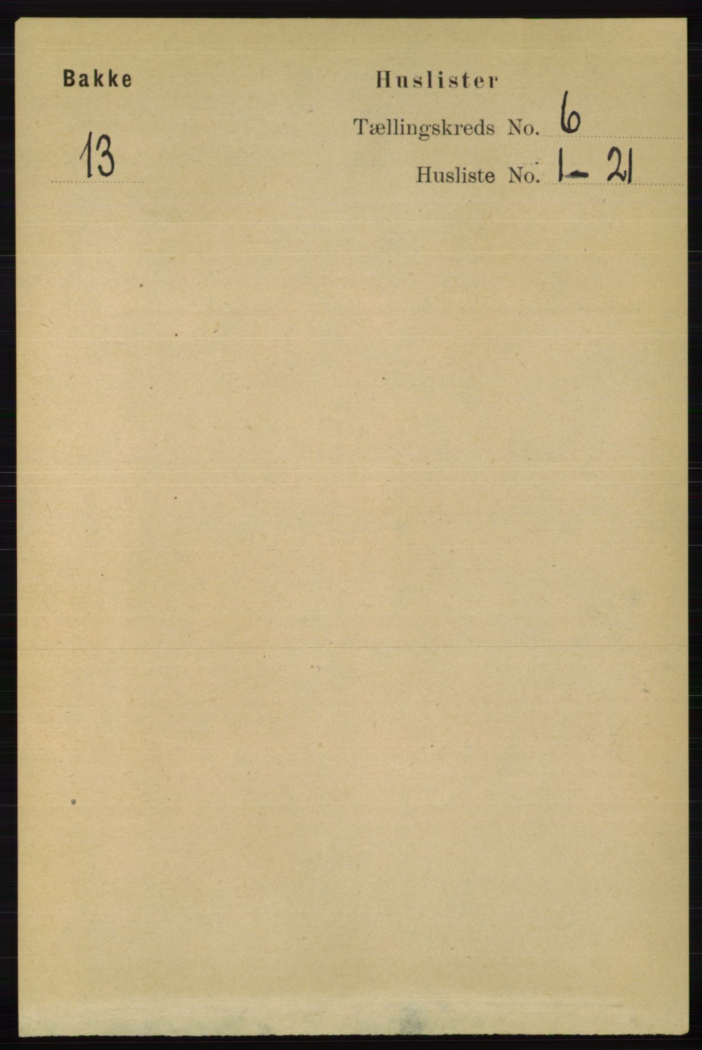 RA, Folketelling 1891 for 1045 Bakke herred, 1891, s. 1148