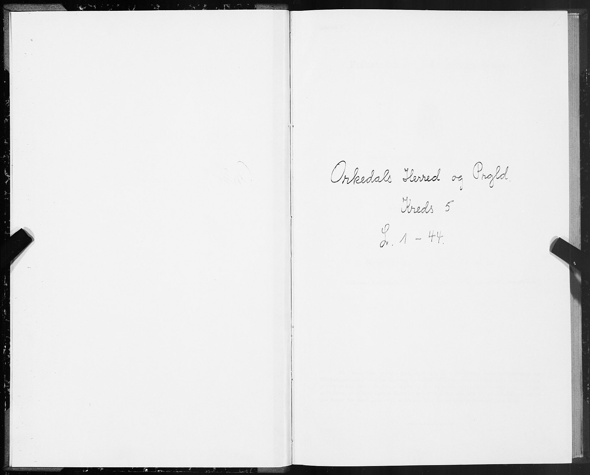 SAT, Folketelling 1875 for 1638P Orkdal prestegjeld, 1875